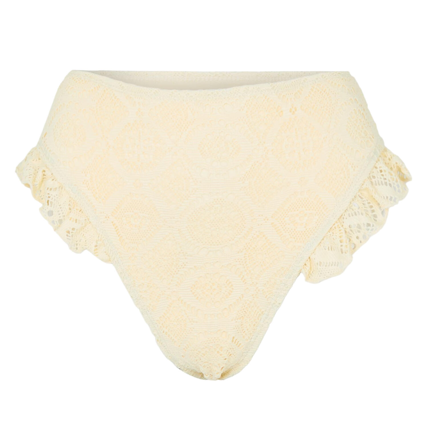 Brave Soul Womens/Ladies Crochet Panel High Waist Bikini Bottoms