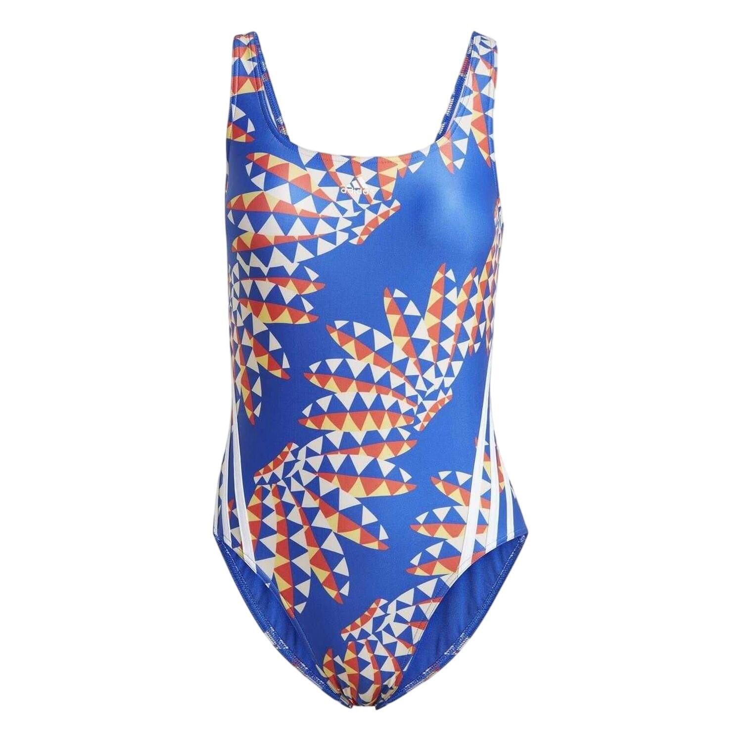 Adidas Womens/Ladies Farm CLX Geometric One Piece Swimsuit