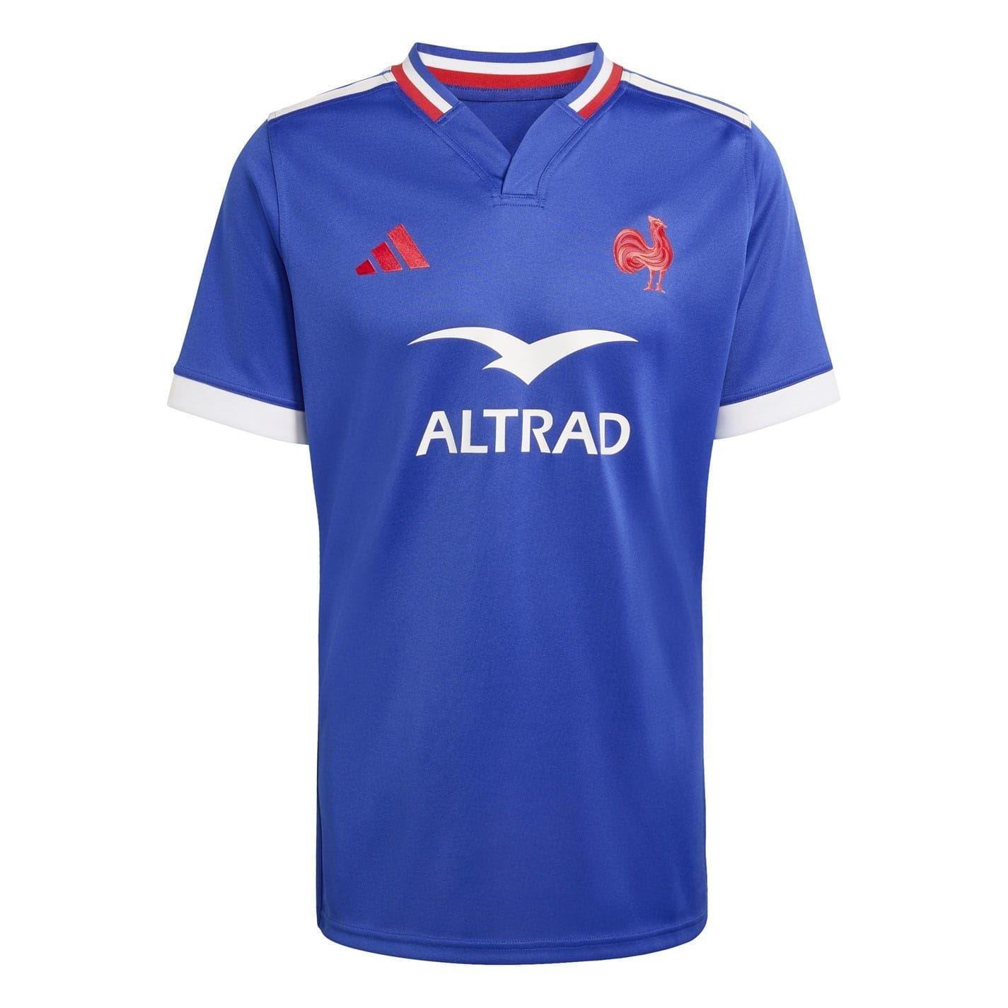 Adidas Unisex Adult France Rugby Home Jersey