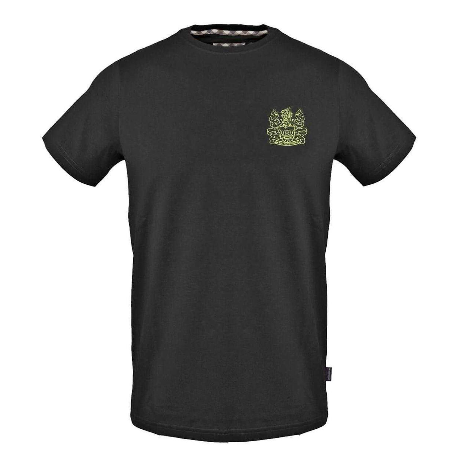 Aquascutum Mens Chest Logo Crew Neck T-Shirt