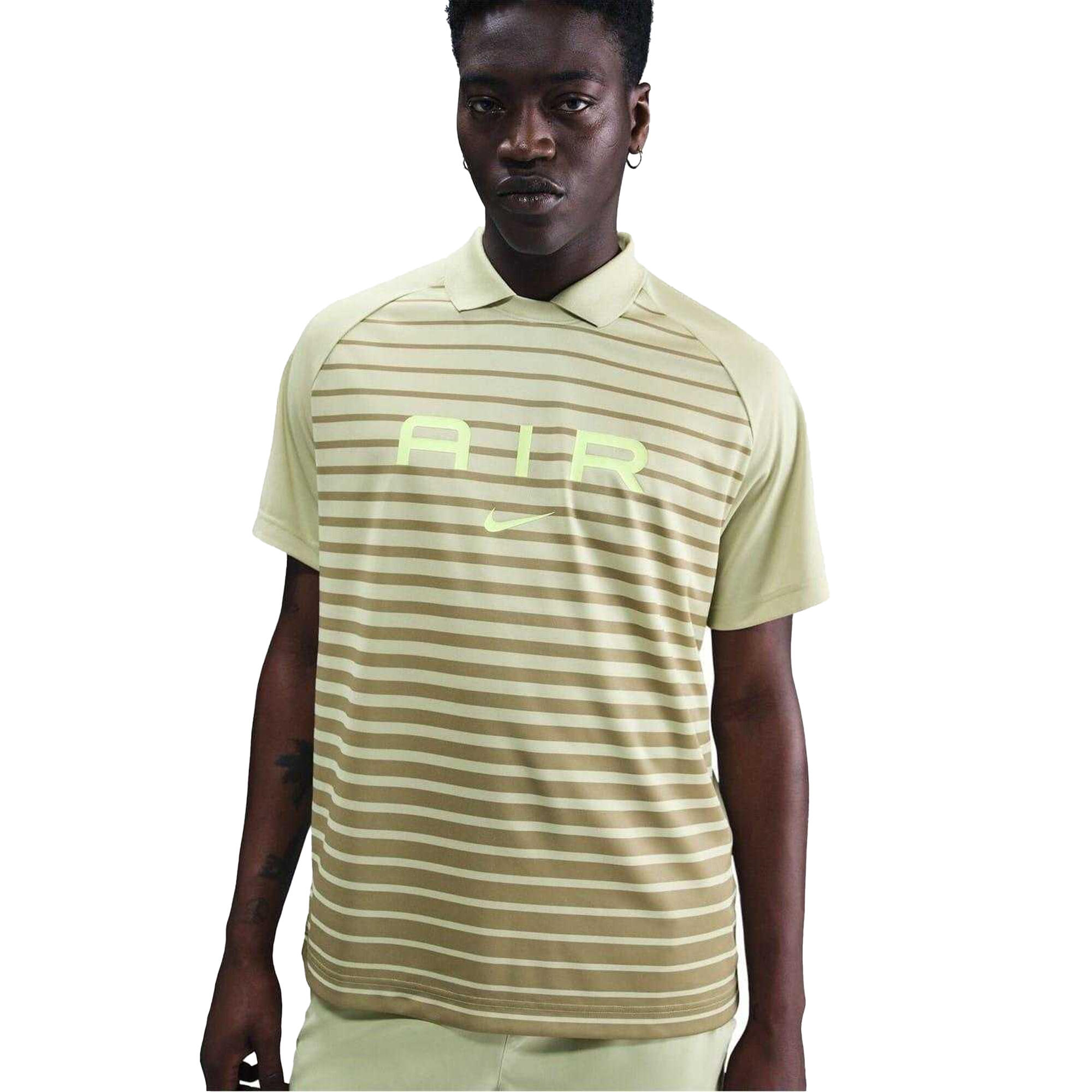 Nike Mens Air Swoosh Stripes Polo Shirt