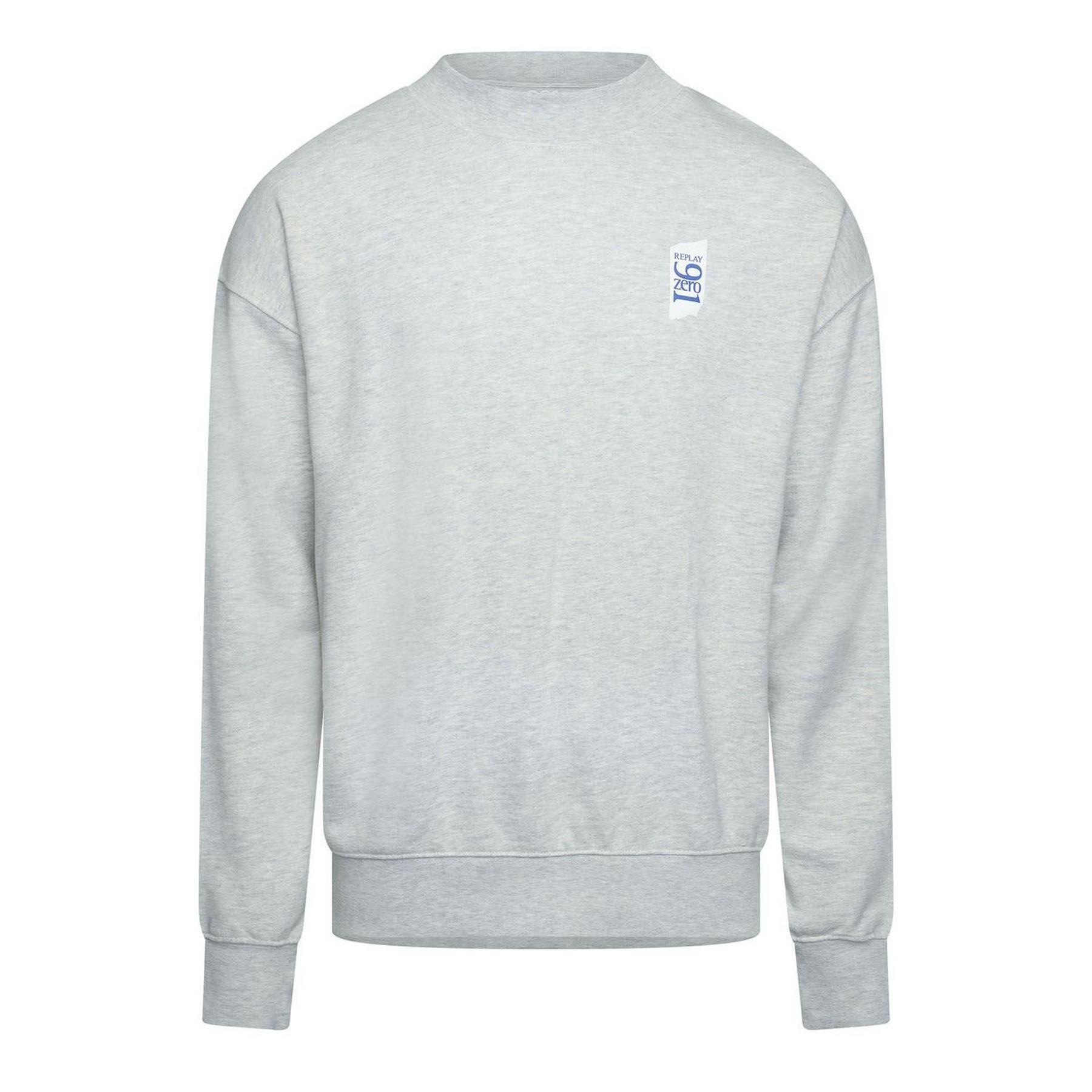 Replay Mens Cotton Relaxed Fit Sweatshirt