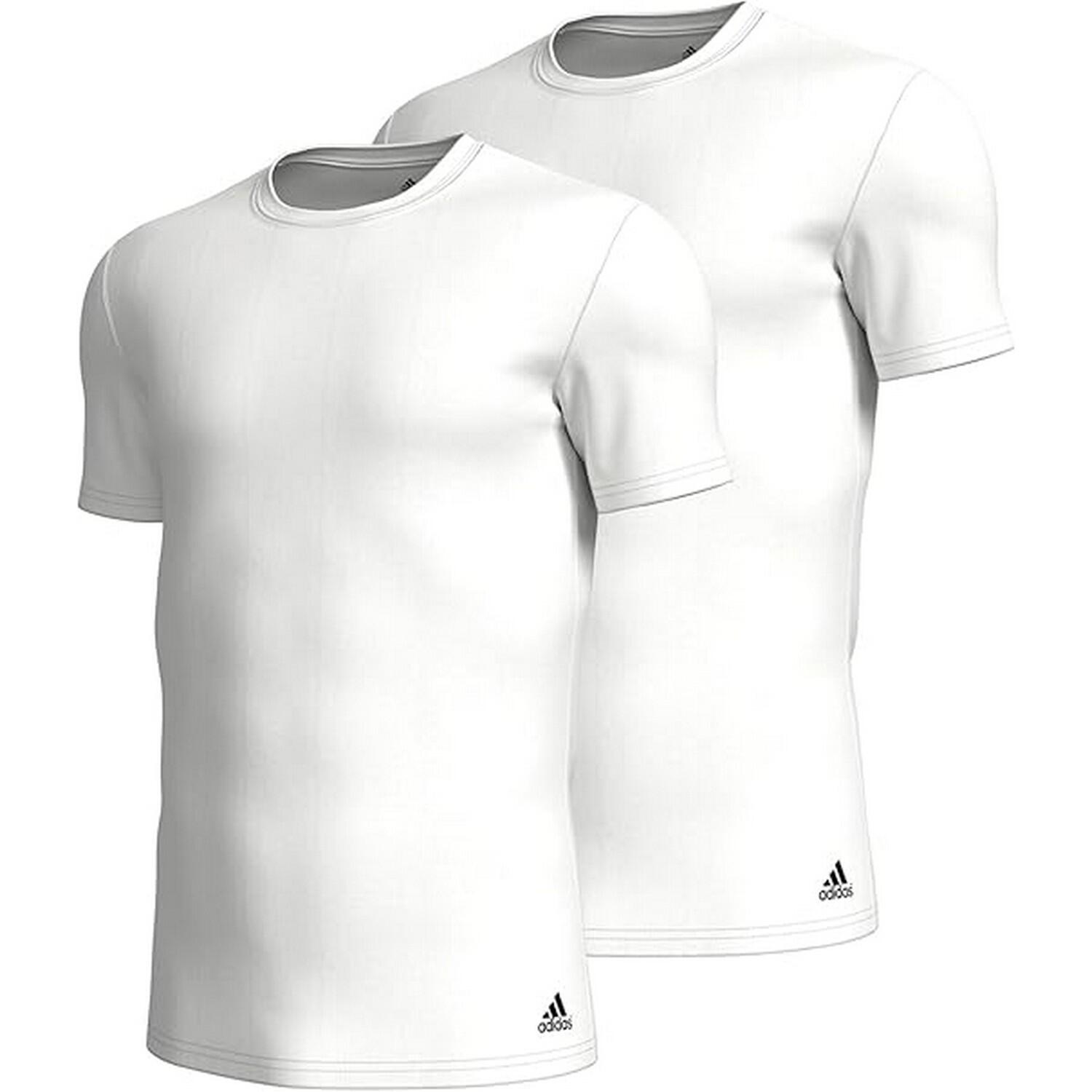 Adidas Mens Crew Neck Regular T-Shirt (Pack of 2)