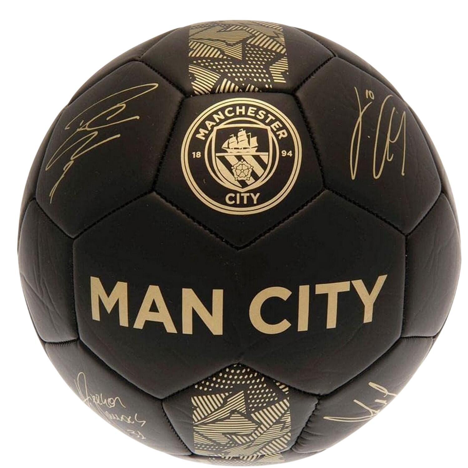Manchester City FC Team Phantom Lettering Football