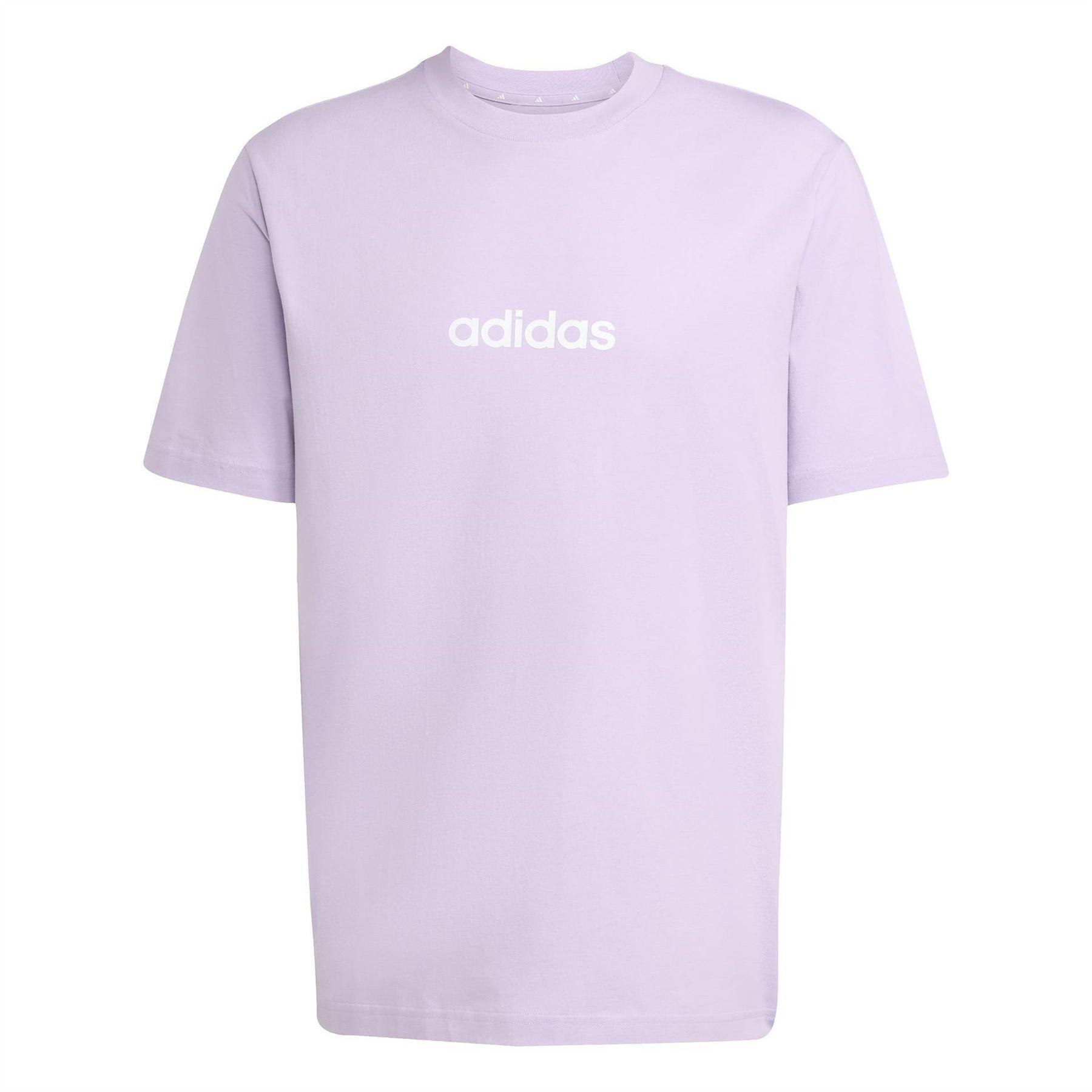 Adidas Mens Essentials Linear Single Jersey T-Shirt