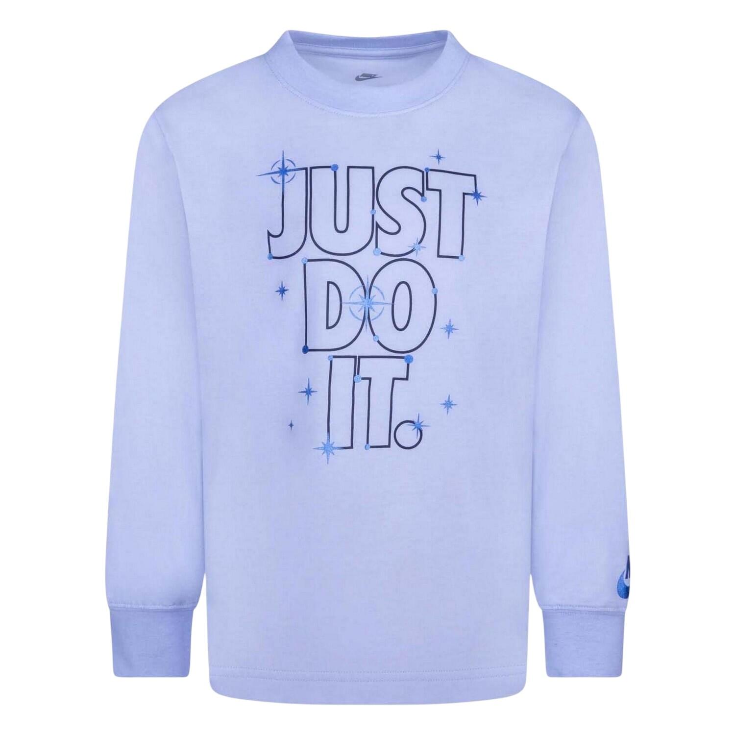Nike Childrens/Kids Just Do It Jersey Knit Long-Sleeved T-Shirt