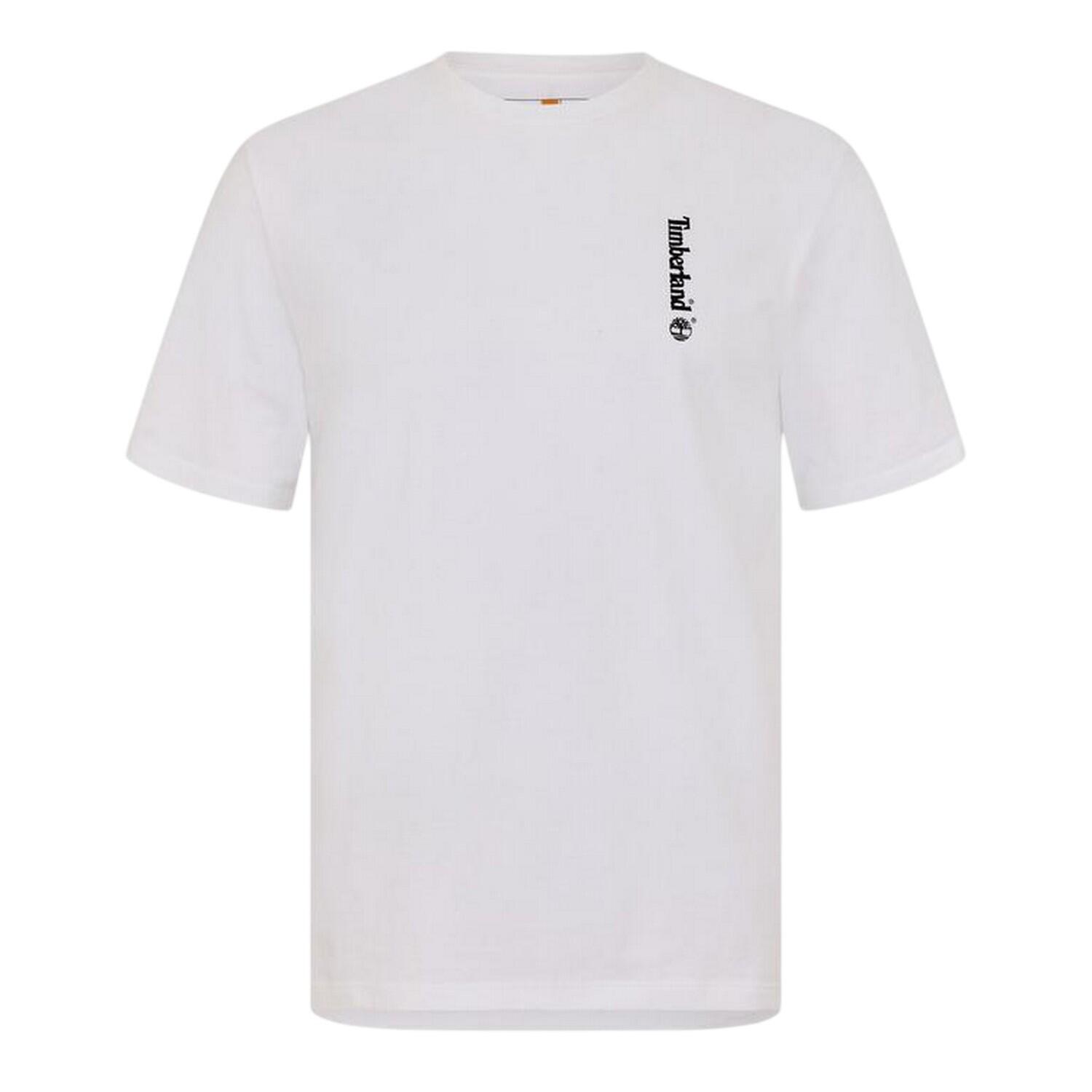 Timberland Mens Logo Crew Neck Relaxed Fit T-Shirt