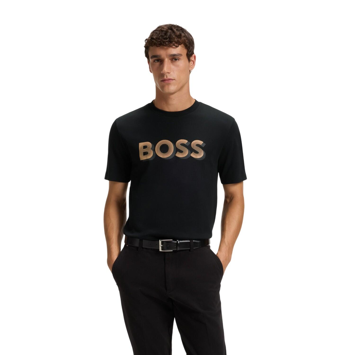 Boss Boys Logo 3D Regular Short-Sleeved T-Shirt