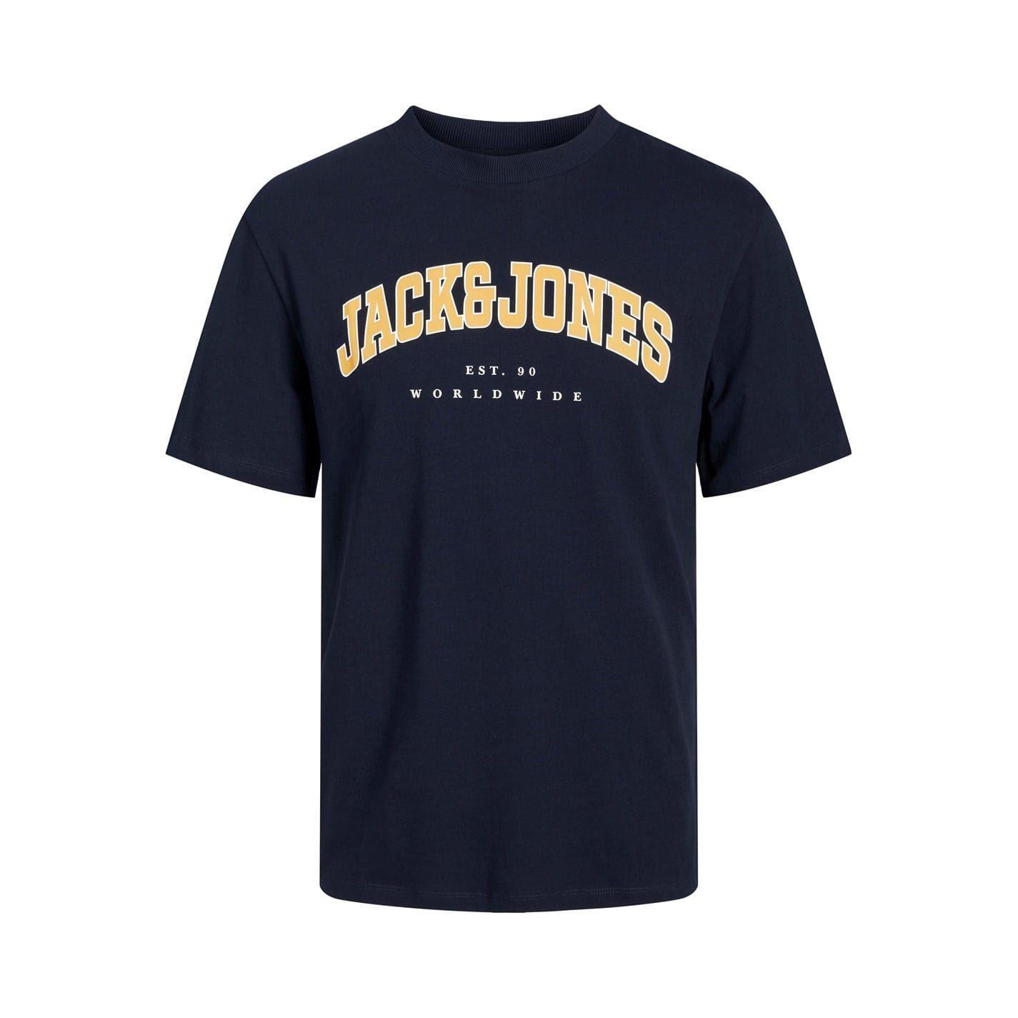 Jack And Jones Mens Varsity Cotton Plus T-Shirt
