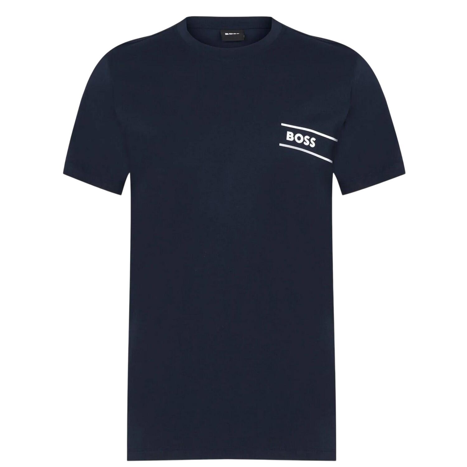 Boss Mens Hbw Logo Crew Neck T-Shirt
