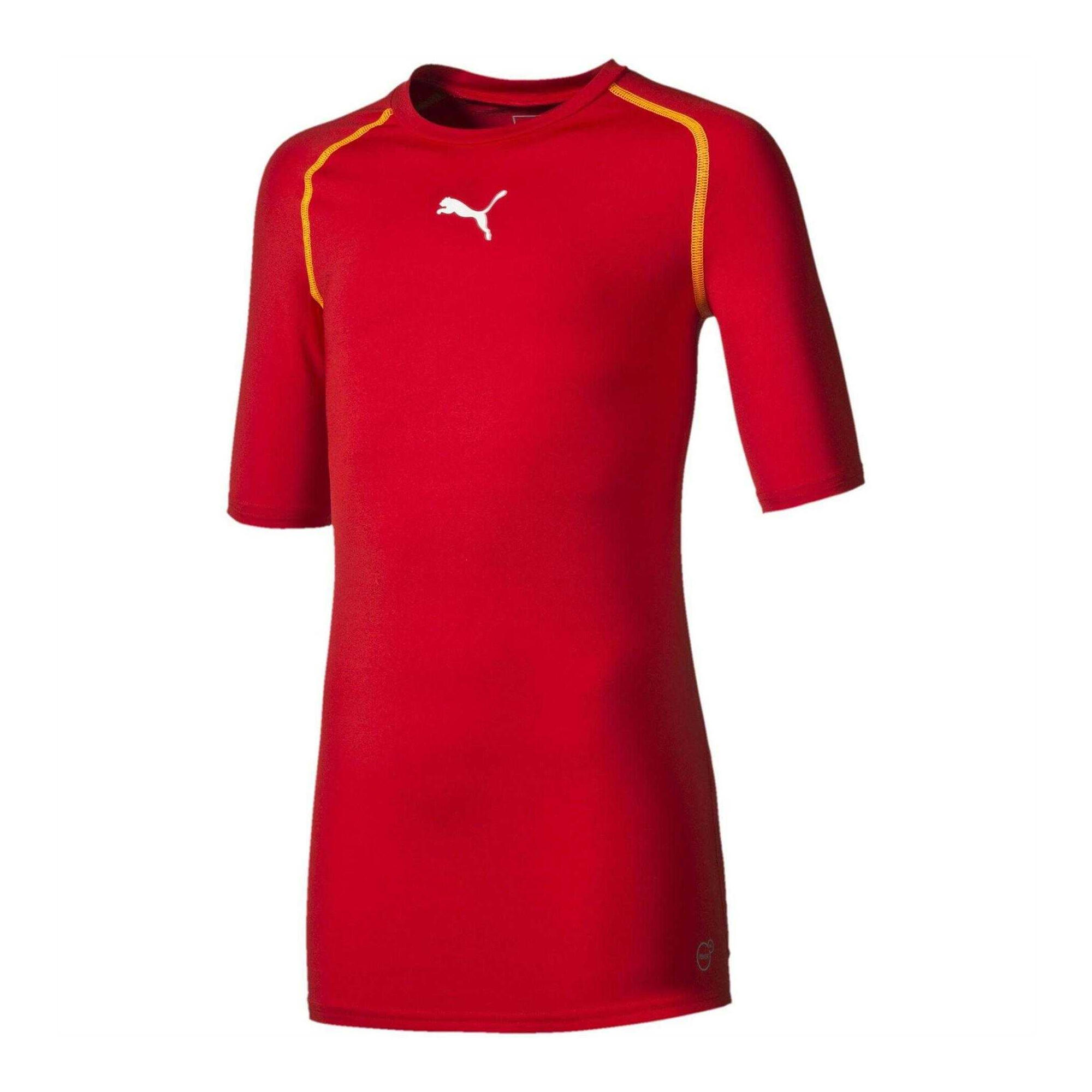Puma Girls Fitted Short-Sleeved Base Layer Top