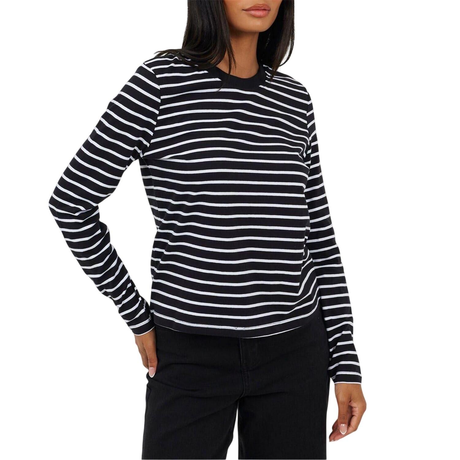 Brave Soul Womens/Ladies Striped Long-Sleeved T-Shirt