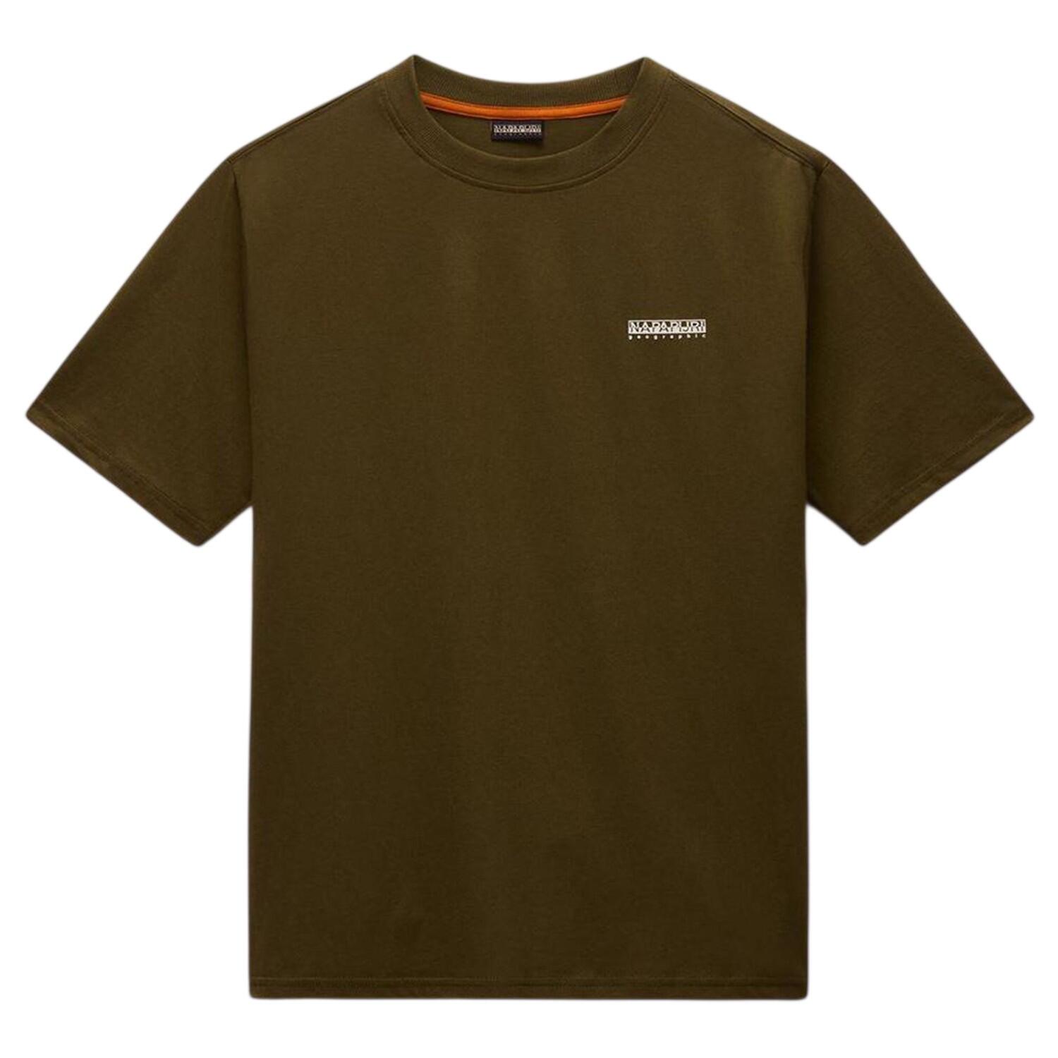 Napapijri Mens Box Logo Cotton T-Shirt
