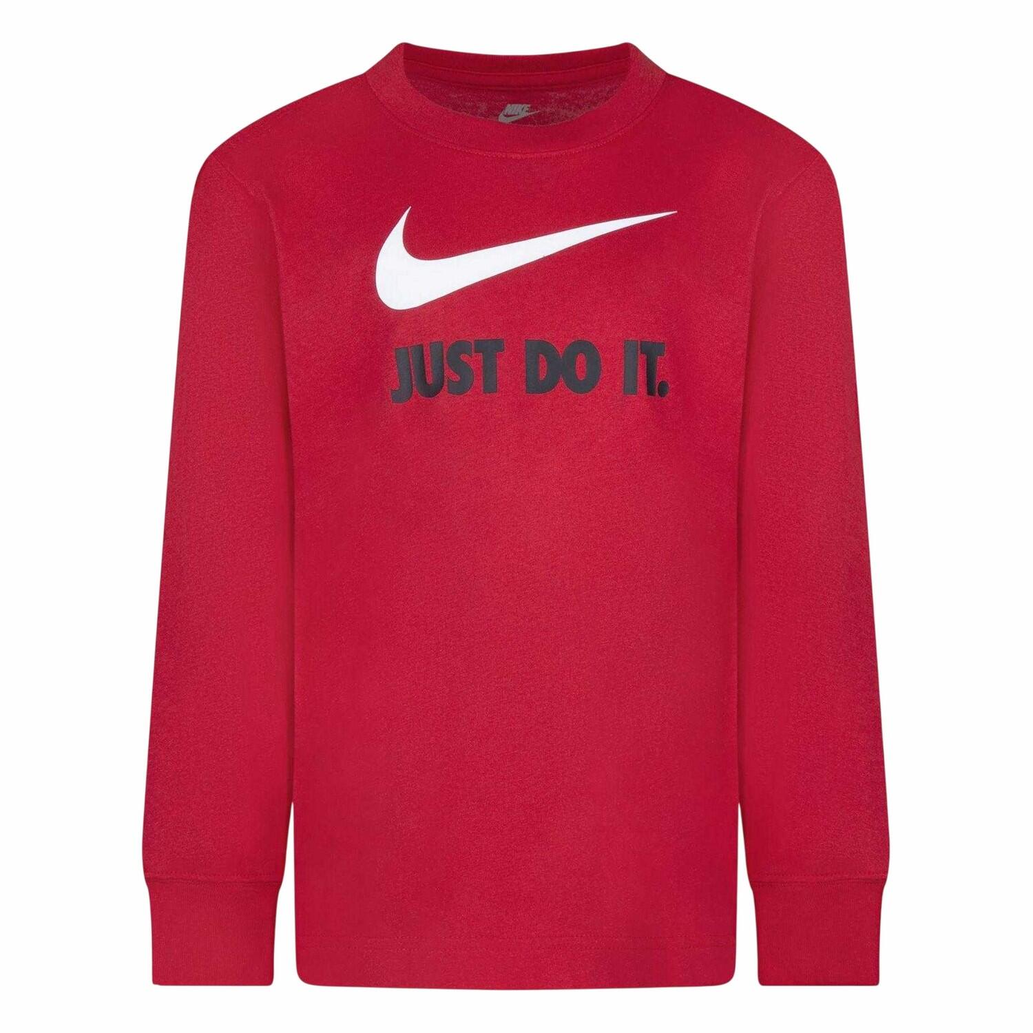 Nike Childrens/Kids Just Do It Swoosh Long-Sleeved T-Shirt