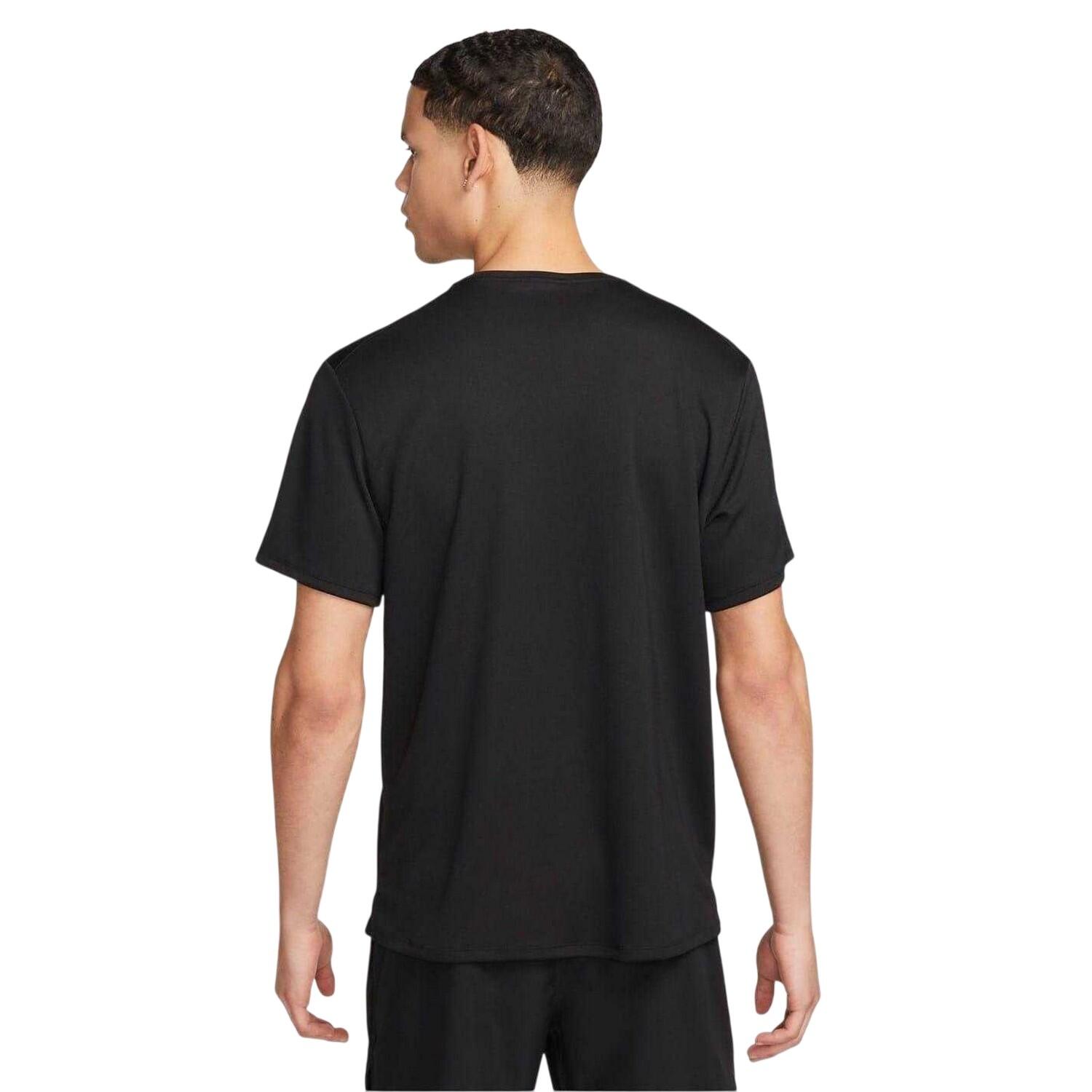 Nike Mens Miler Swoosh Reflective Detail T-Shirt