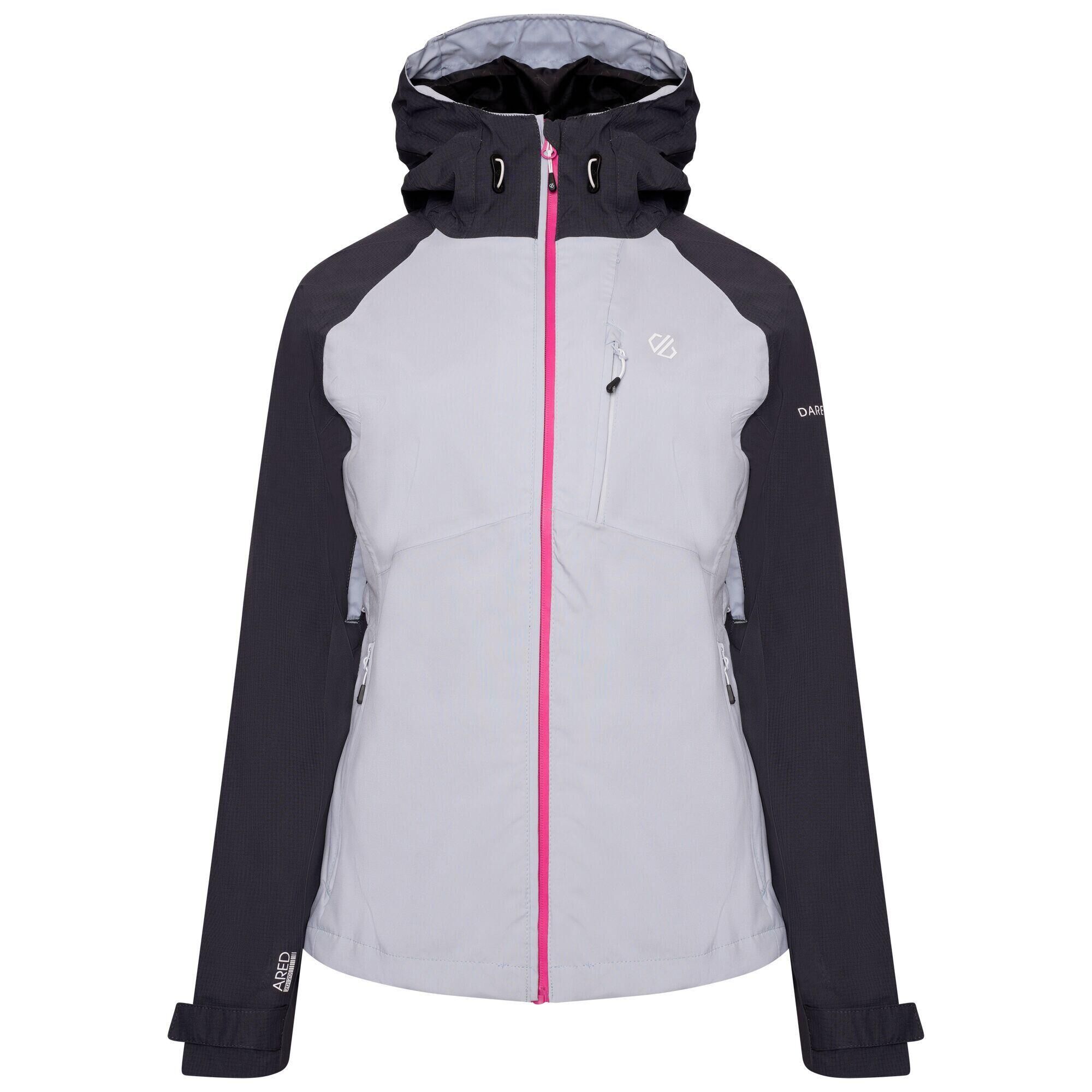 DARE 2B Womens/Ladies Veritas III Waterproof Jacket (Celestial Grey/Ebony)