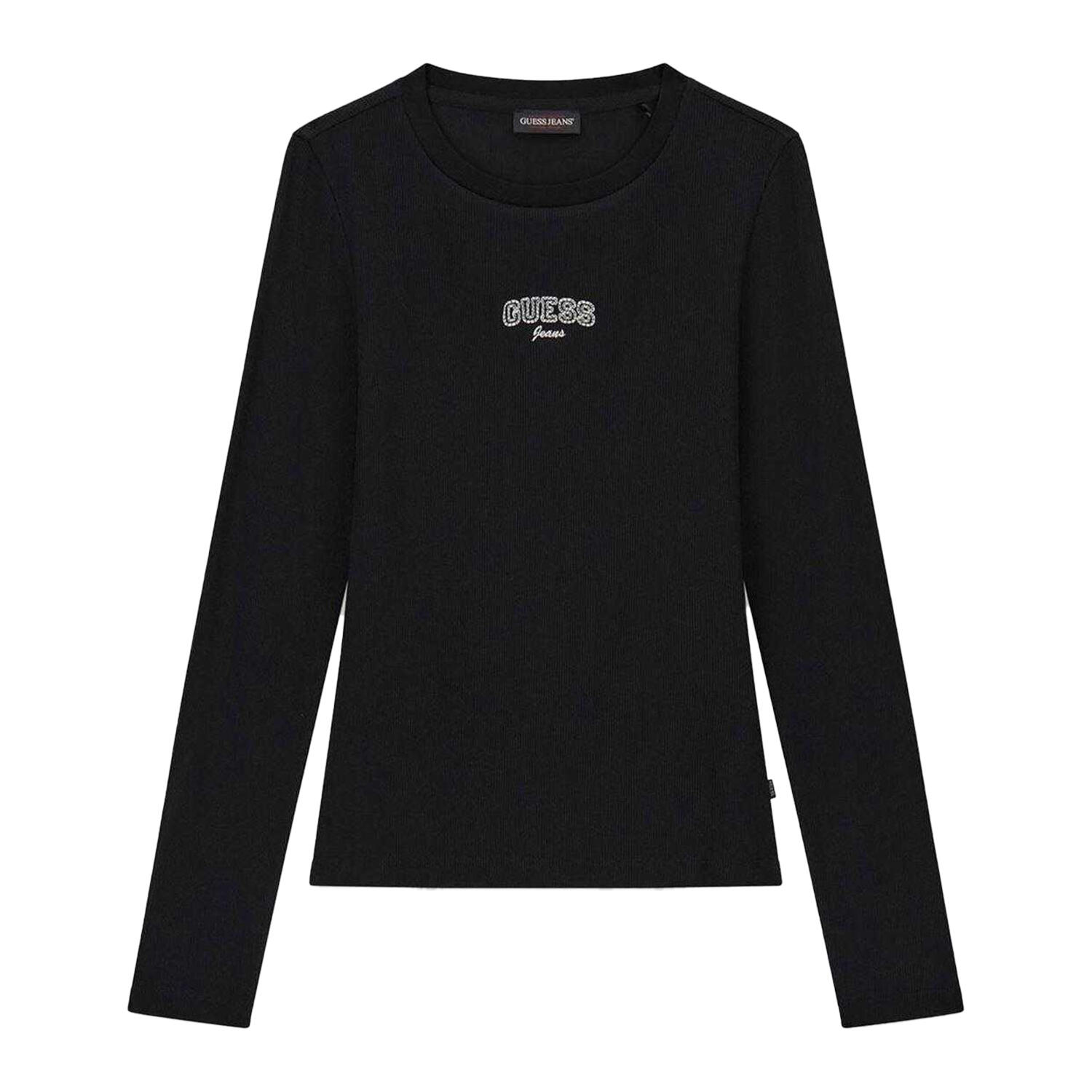 Guess Womens/Ladies Logo Long-Sleeved T-Shirt