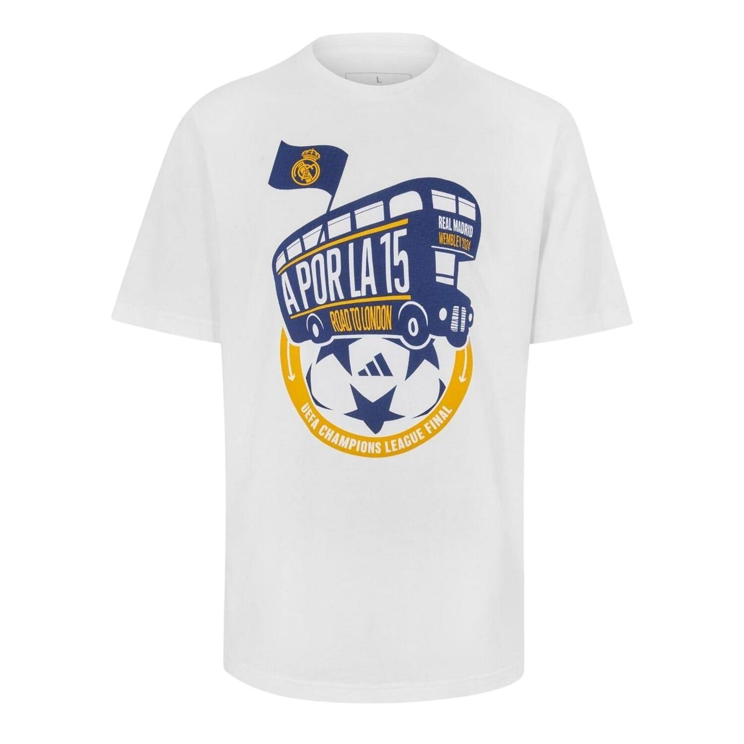 Adidas Mens UCL Champions League Real Madrid CF T-Shirt