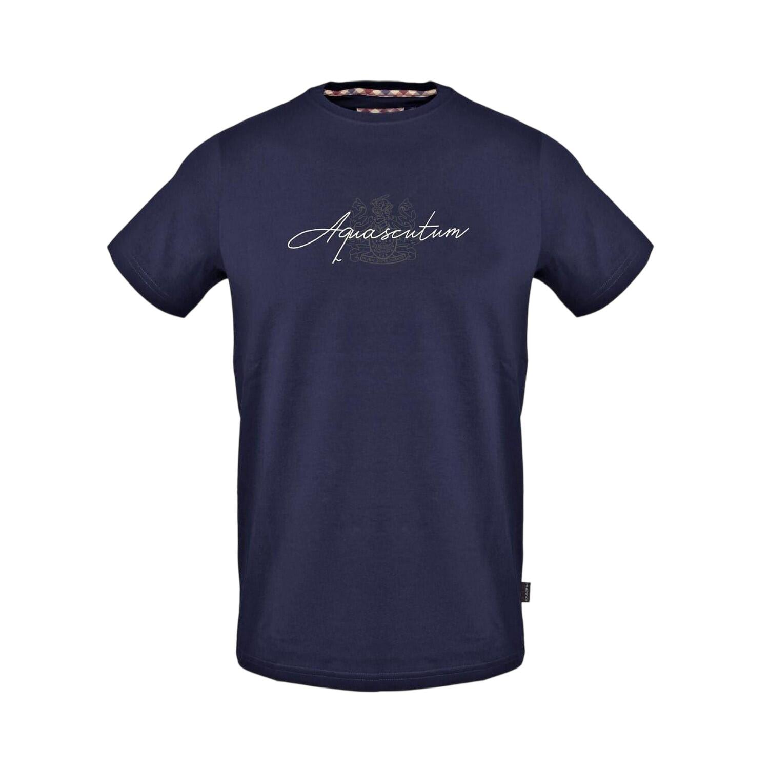 Aquascutum Mens Script T-Shirt