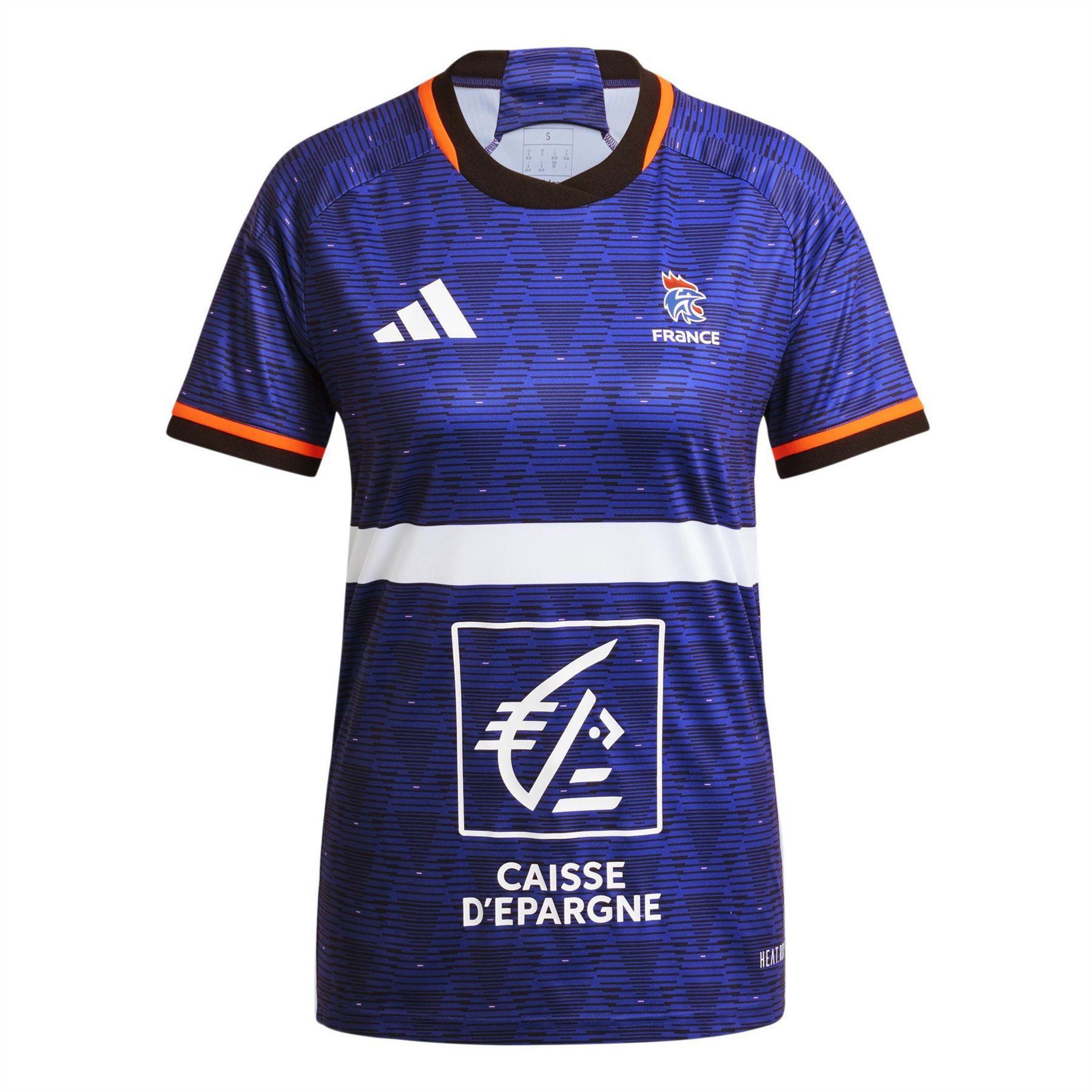 Adidas Womens/Ladies France FFR Handball Jersey