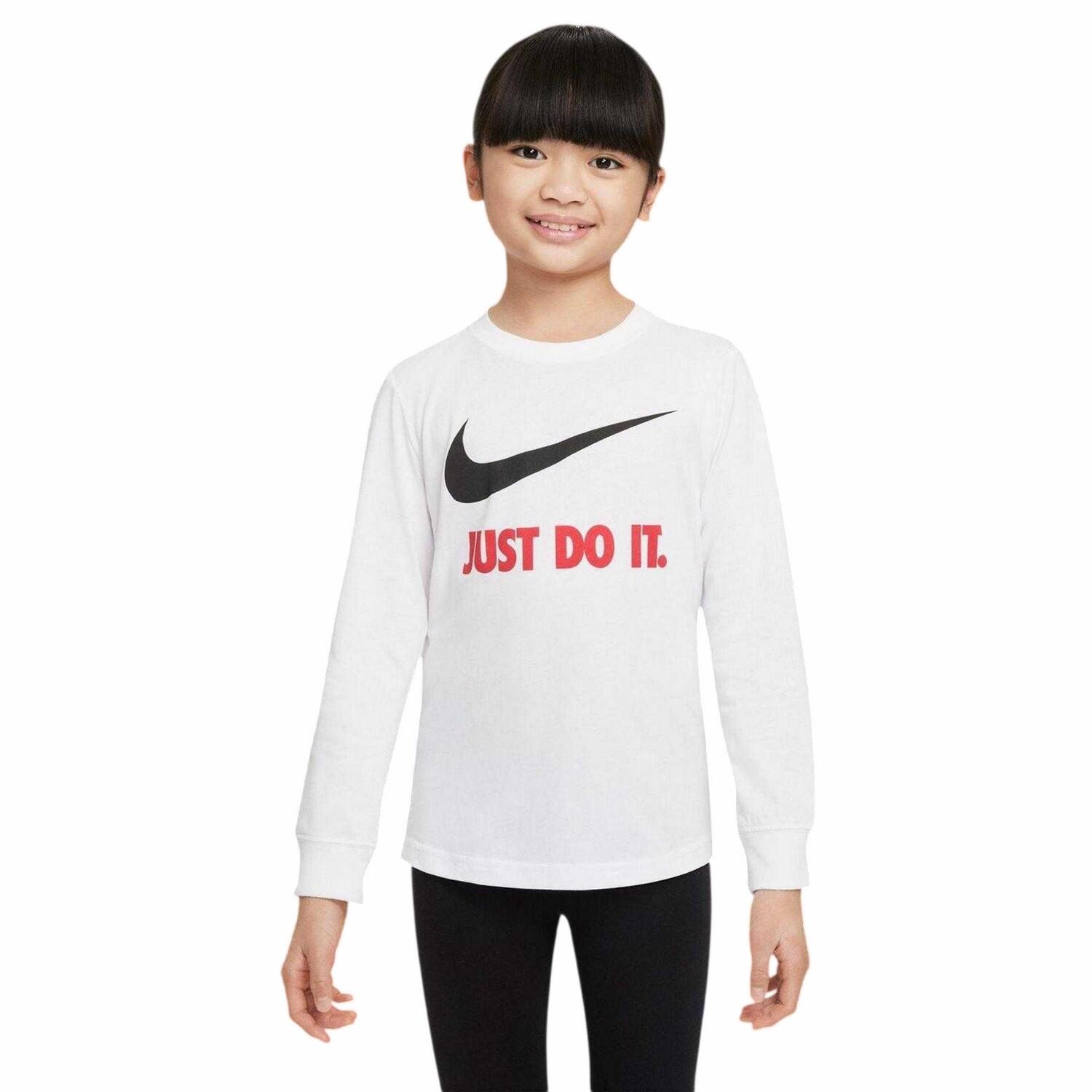 Nike Childrens/Kids Just Do It Swoosh Long-Sleeved T-Shirt