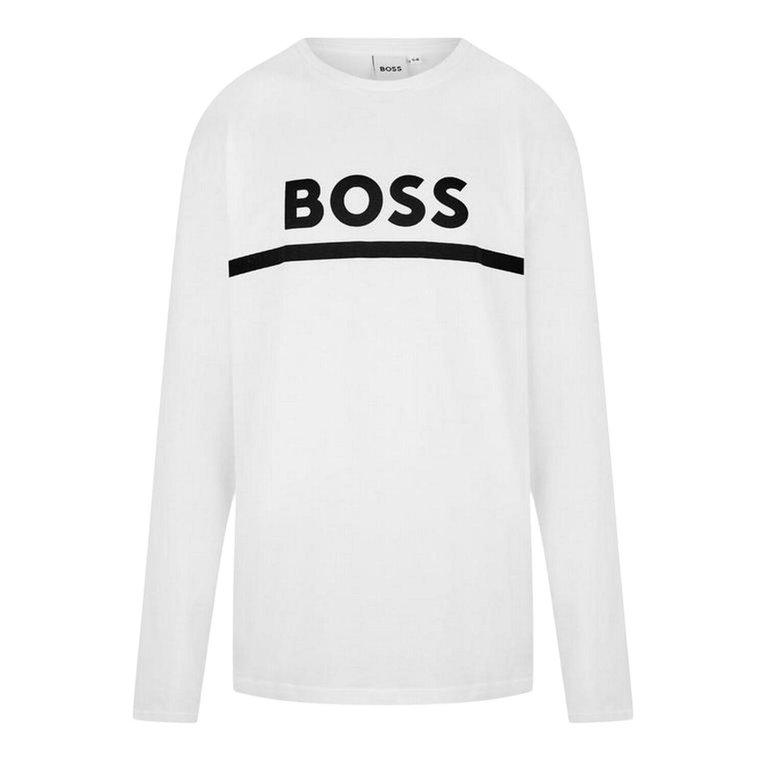 Boss Boys Logo Long-Sleeved T-Shirt
