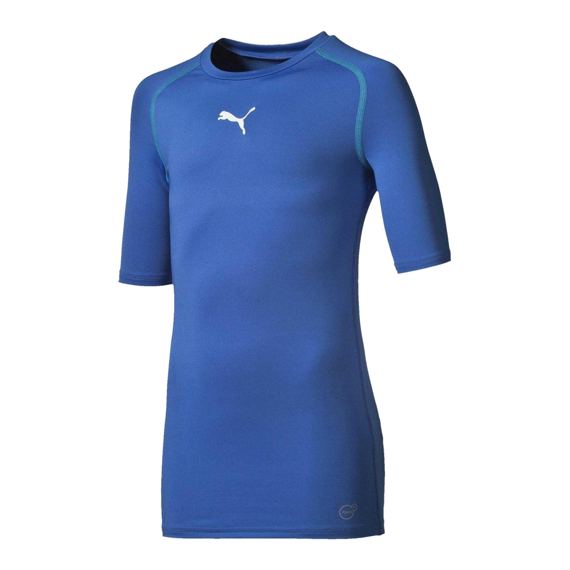 Puma Girls Fitted Short-Sleeved Base Layer Top