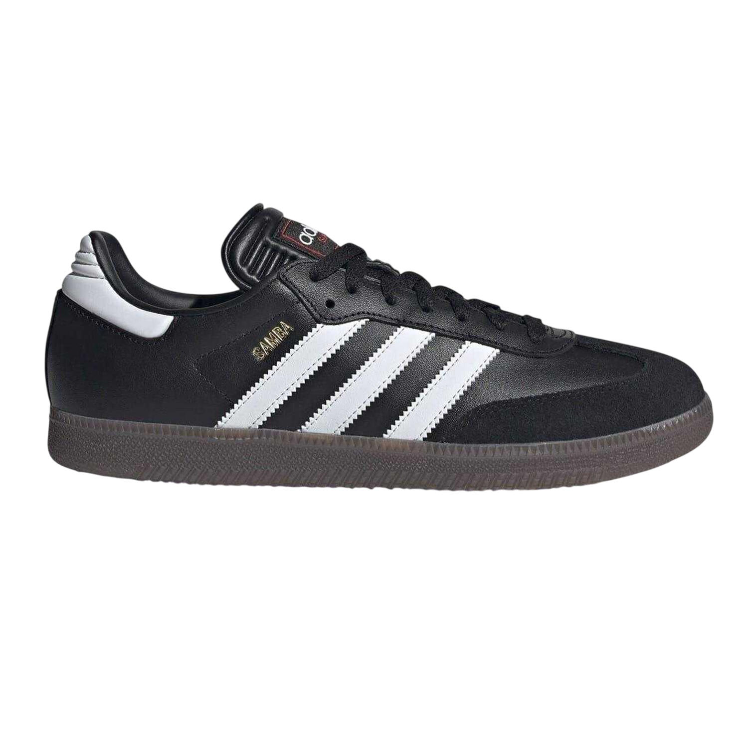 Adidas Mens Samba 3 Stripes Full Grain Leather Trainers
