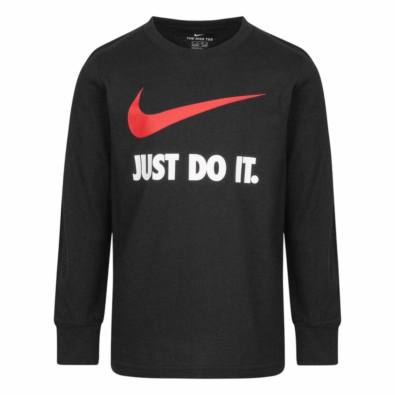 Nike Childrens/Kids Just Do It Swoosh Long-Sleeved T-Shirt