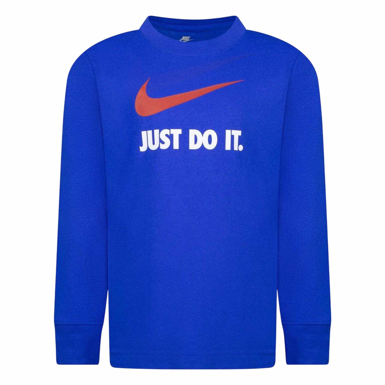 Nike Childrens/Kids Just Do It Swoosh Long-Sleeved T-Shirt