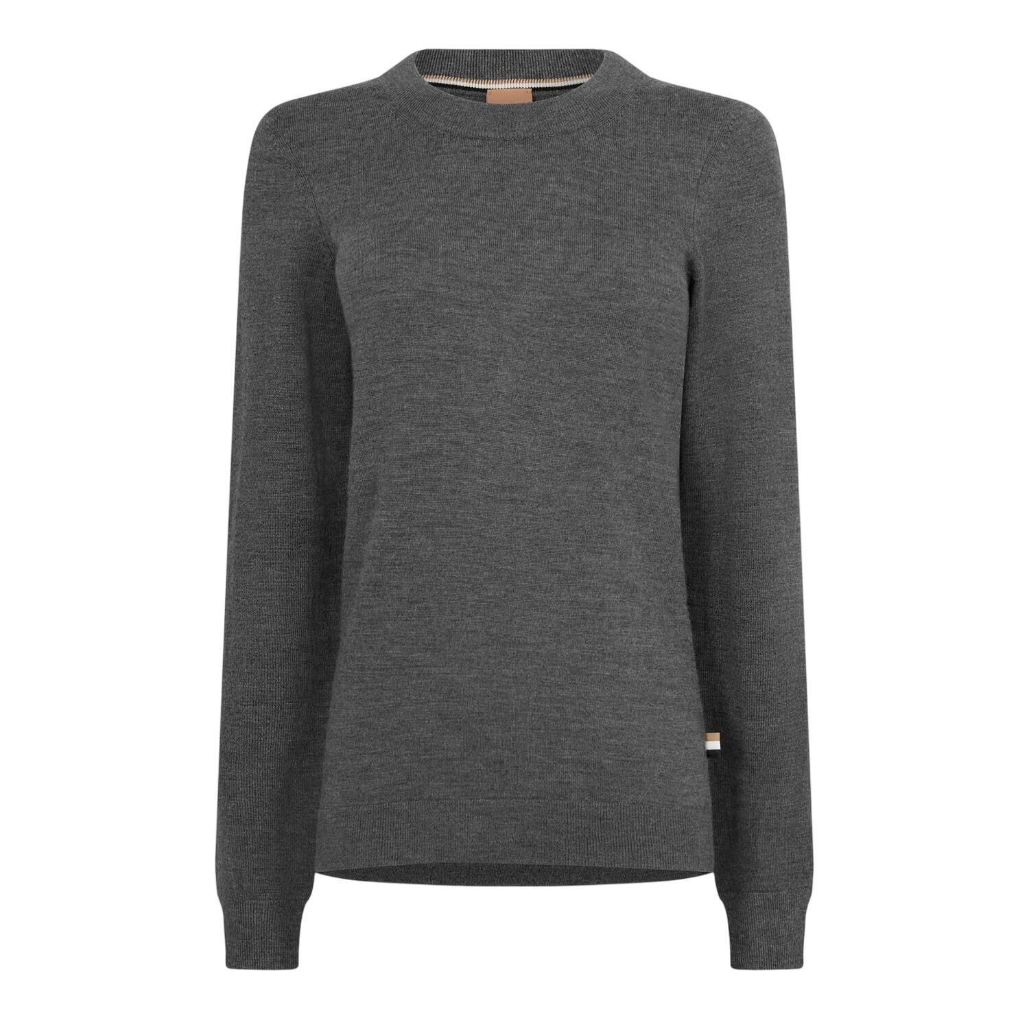 Boss Womens/Ladies Fegano Fine Knit Long-Sleeved T-Shirt