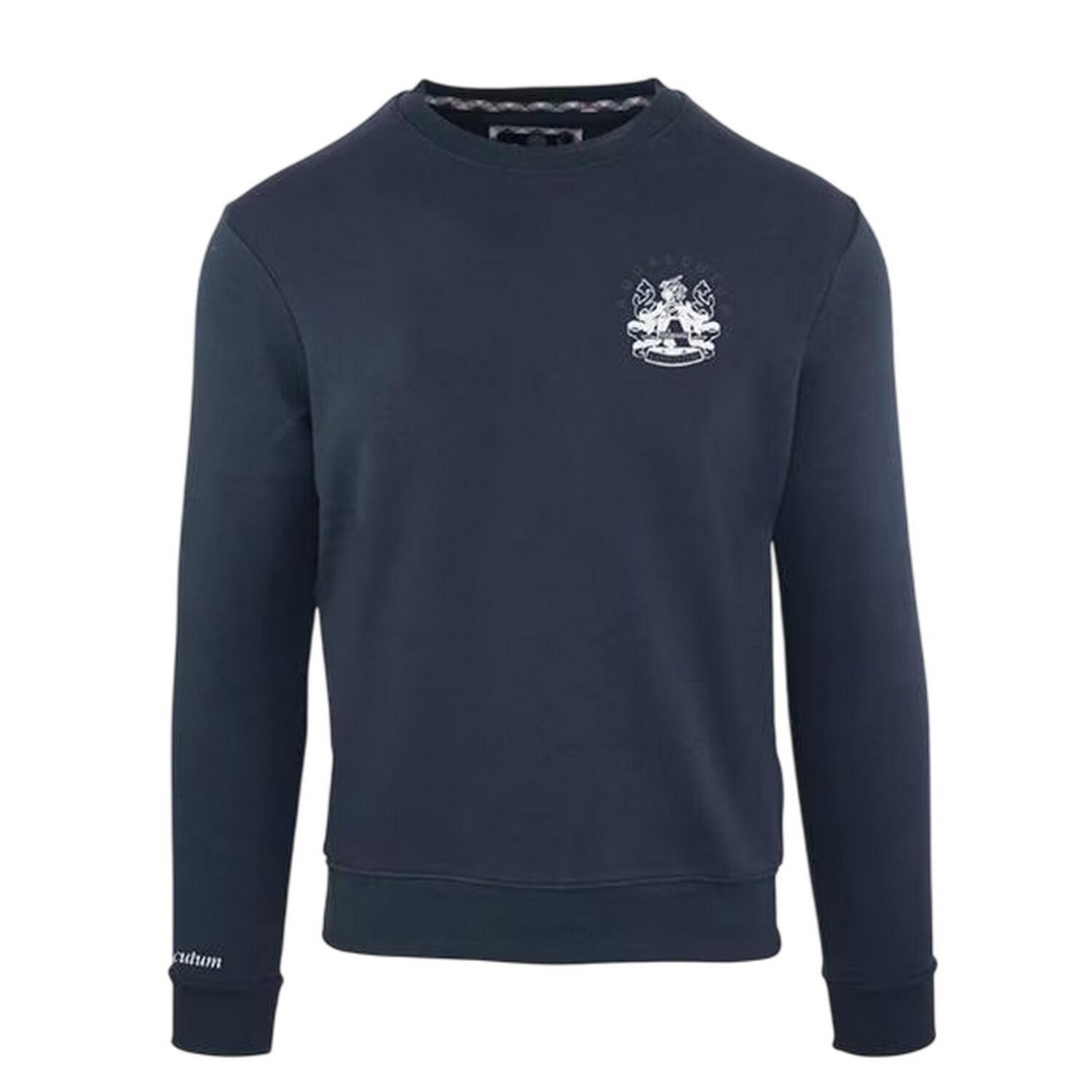 Aquascutum Mens Crest Crew Neck Regular Sweatshirt