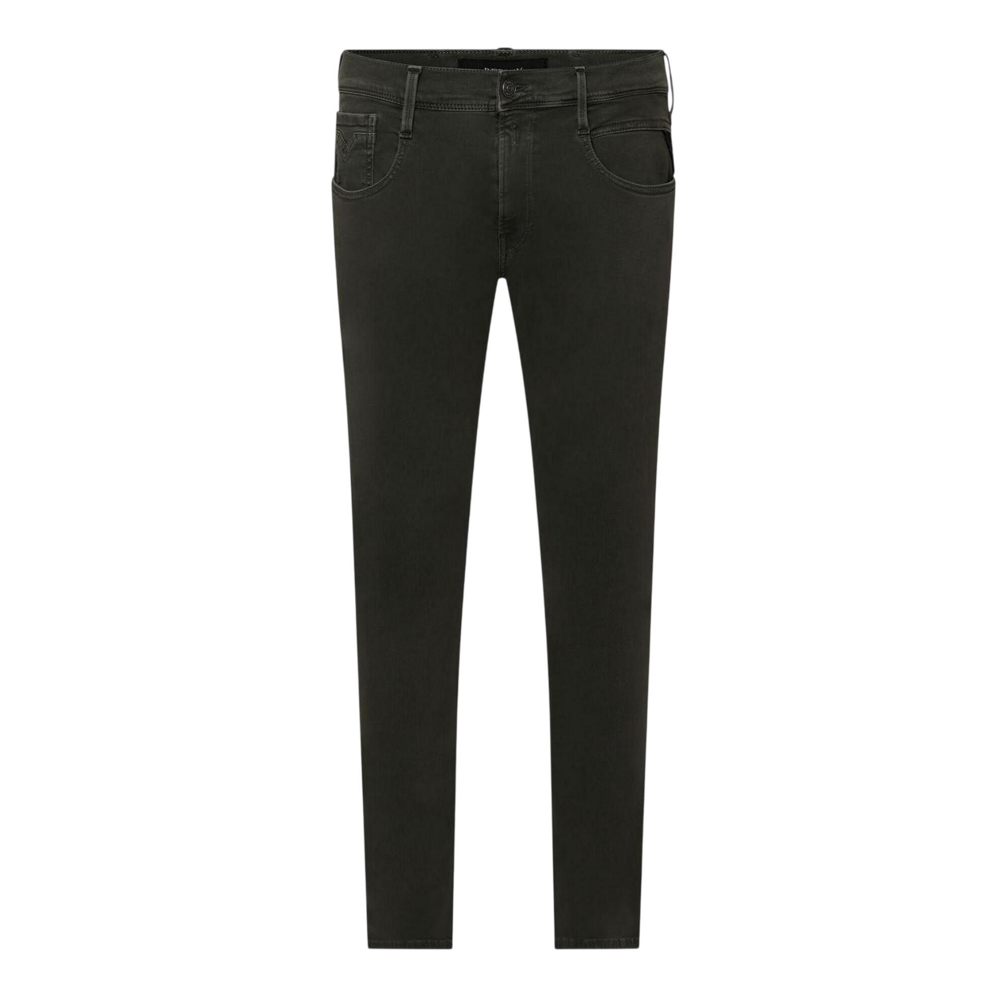 Replay Mens Anbass Hyperfreak Stretch Slim Jeans