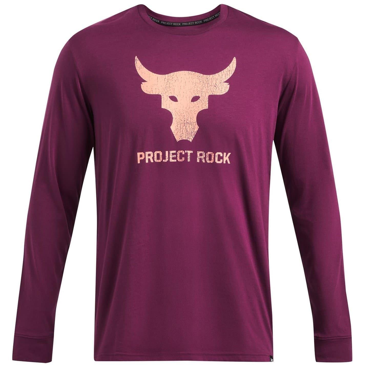 Under Armour Mens Project Rock Brahma Bull Long-Sleeved T-Shirt