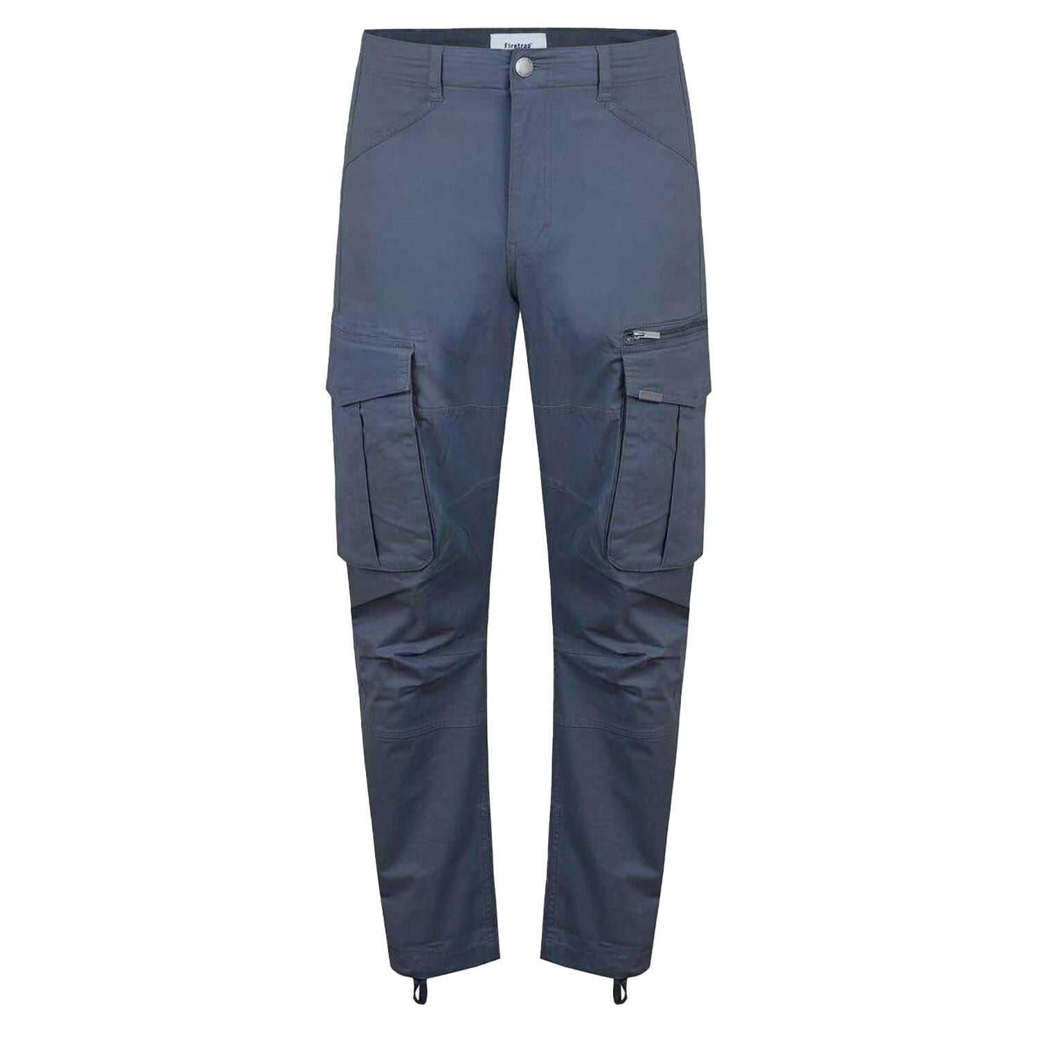 Firetrap Mens Cotton Blend Cargo Trousers