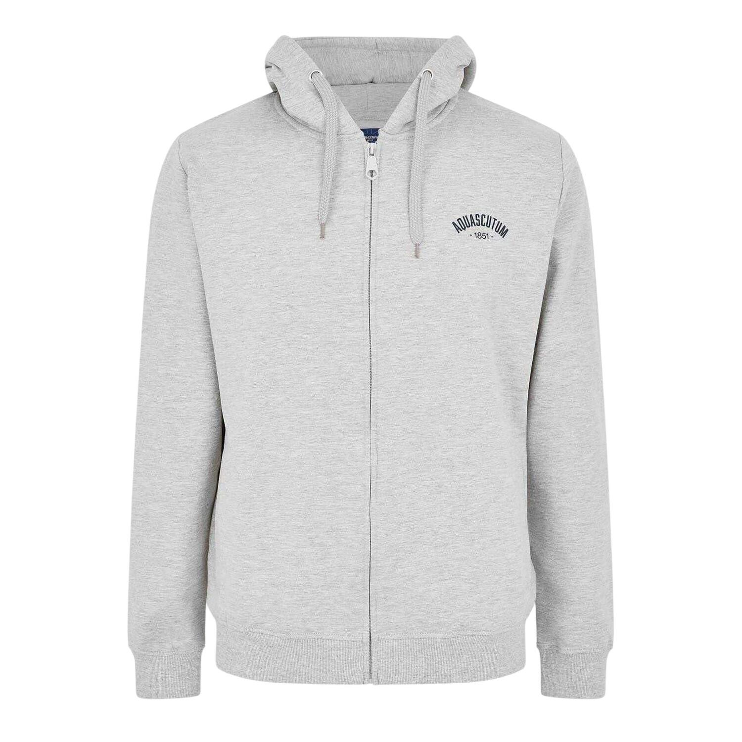 Aquascutum Mens Tailored Full Zip Hoodie