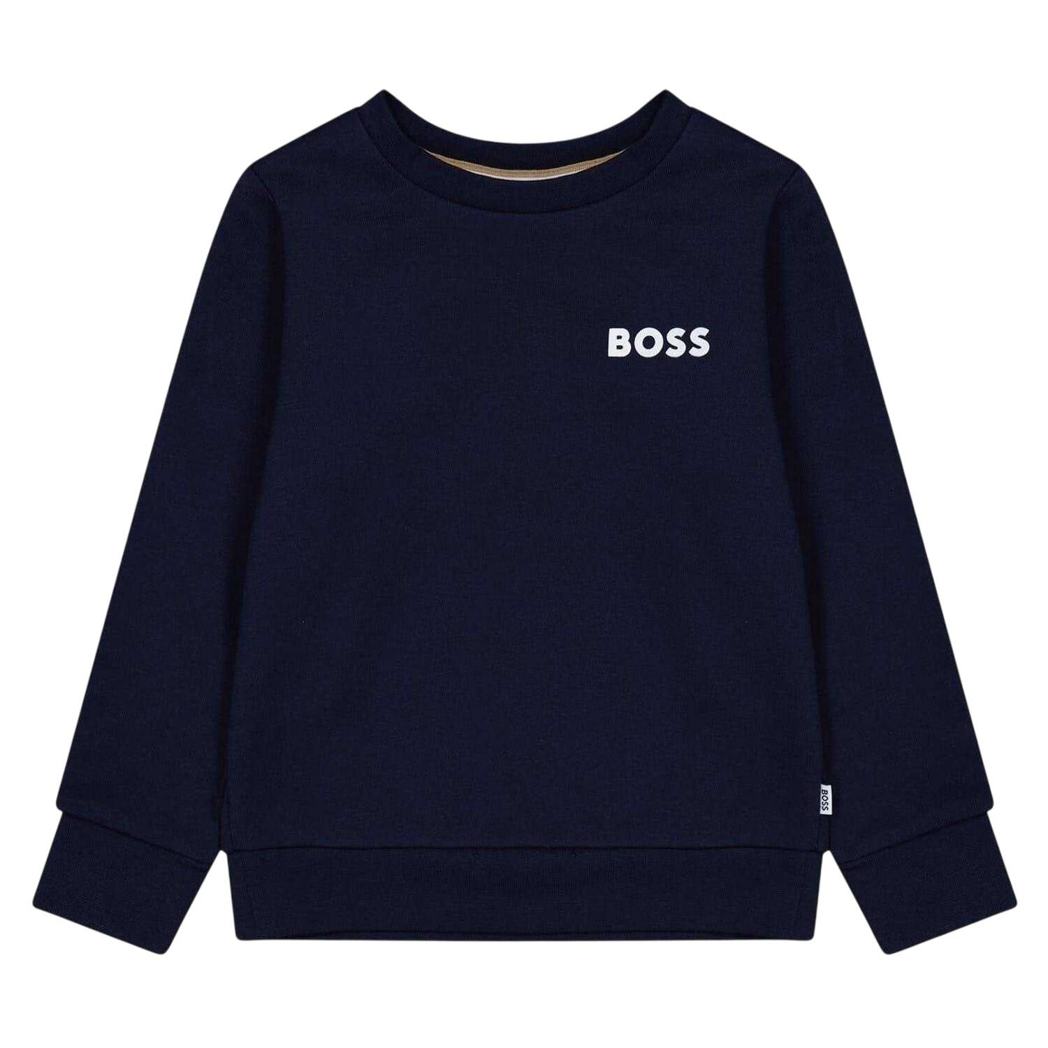 Boss Boys Logo Long-Sleeved Sweatshirt