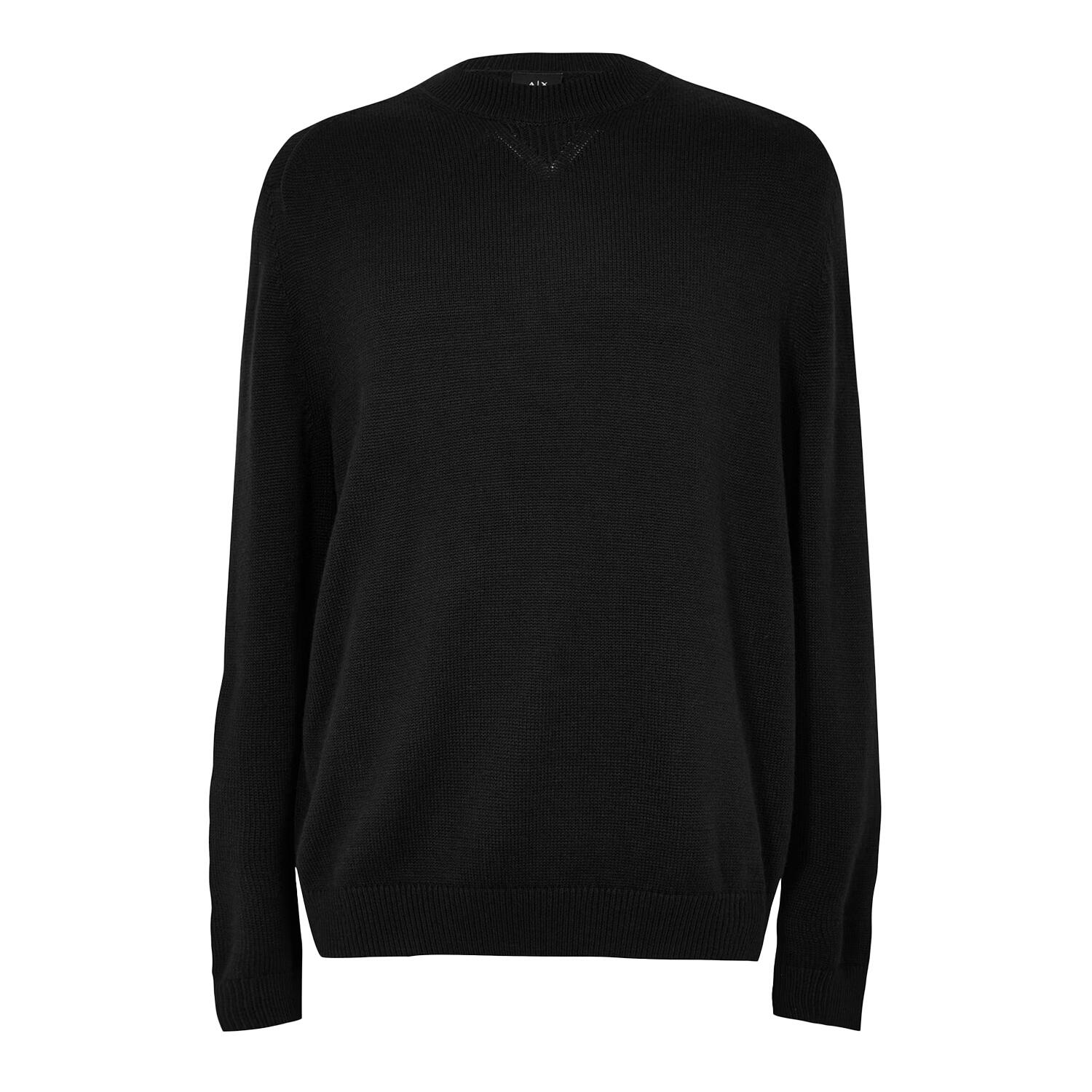 Armani Exchange Unisex Adult Crew Neck Long-Sleeved Jumper