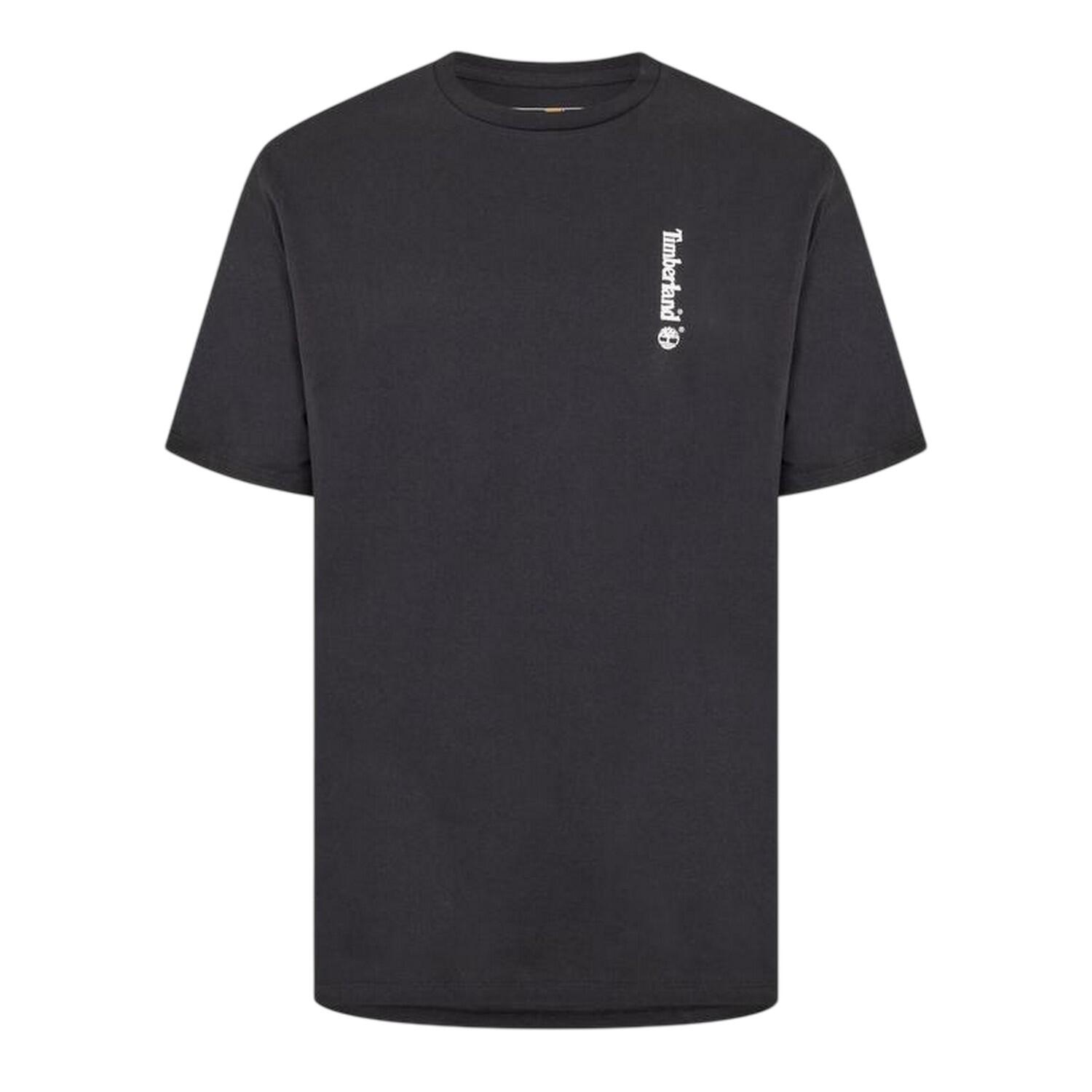 Timberland Mens Logo Crew Neck Relaxed Fit T-Shirt