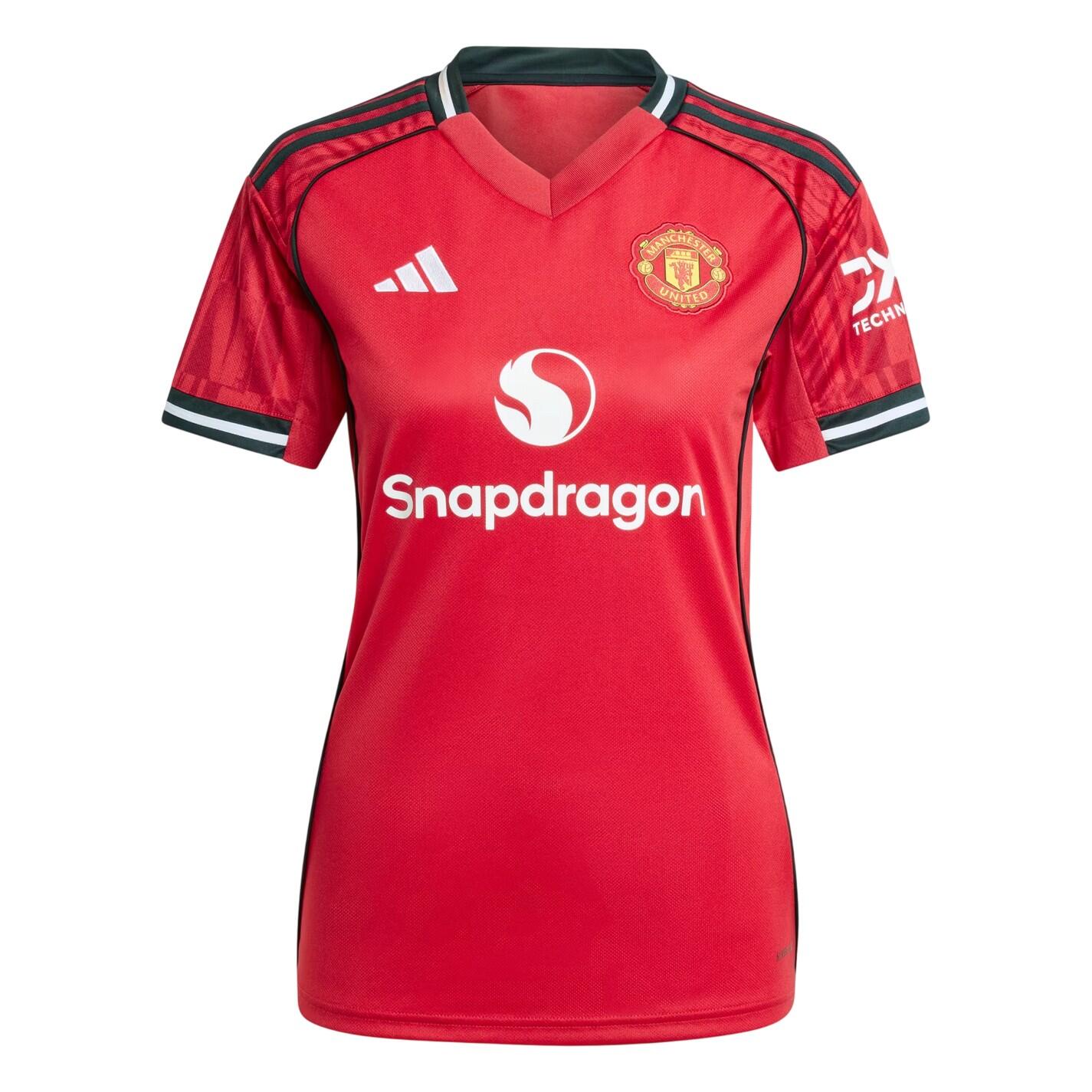 Adidas Womens/Ladies 2025/2026 Manchester United FC Home Shirt