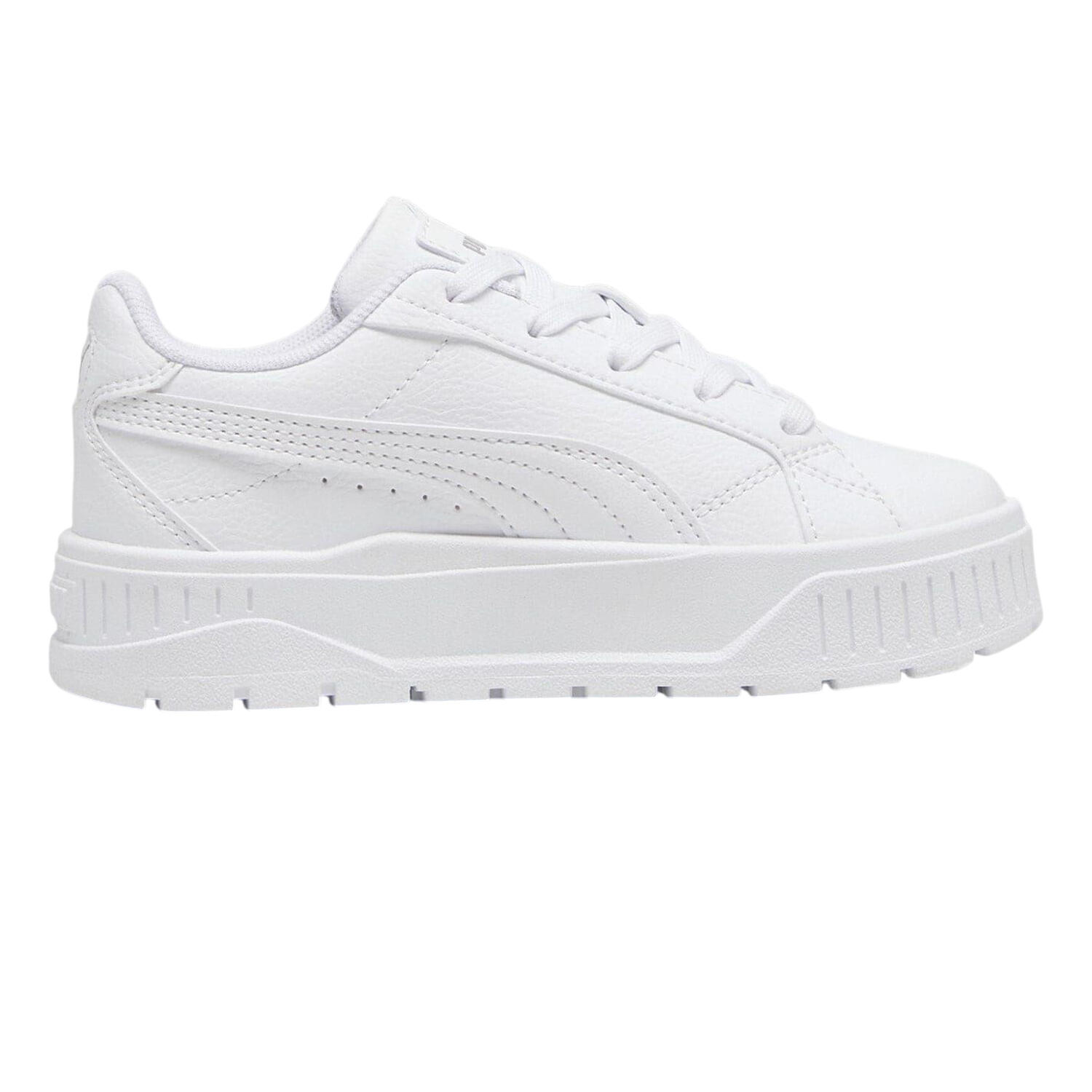 Puma Childrens/Kids Karmen II Leather Platform Trainers