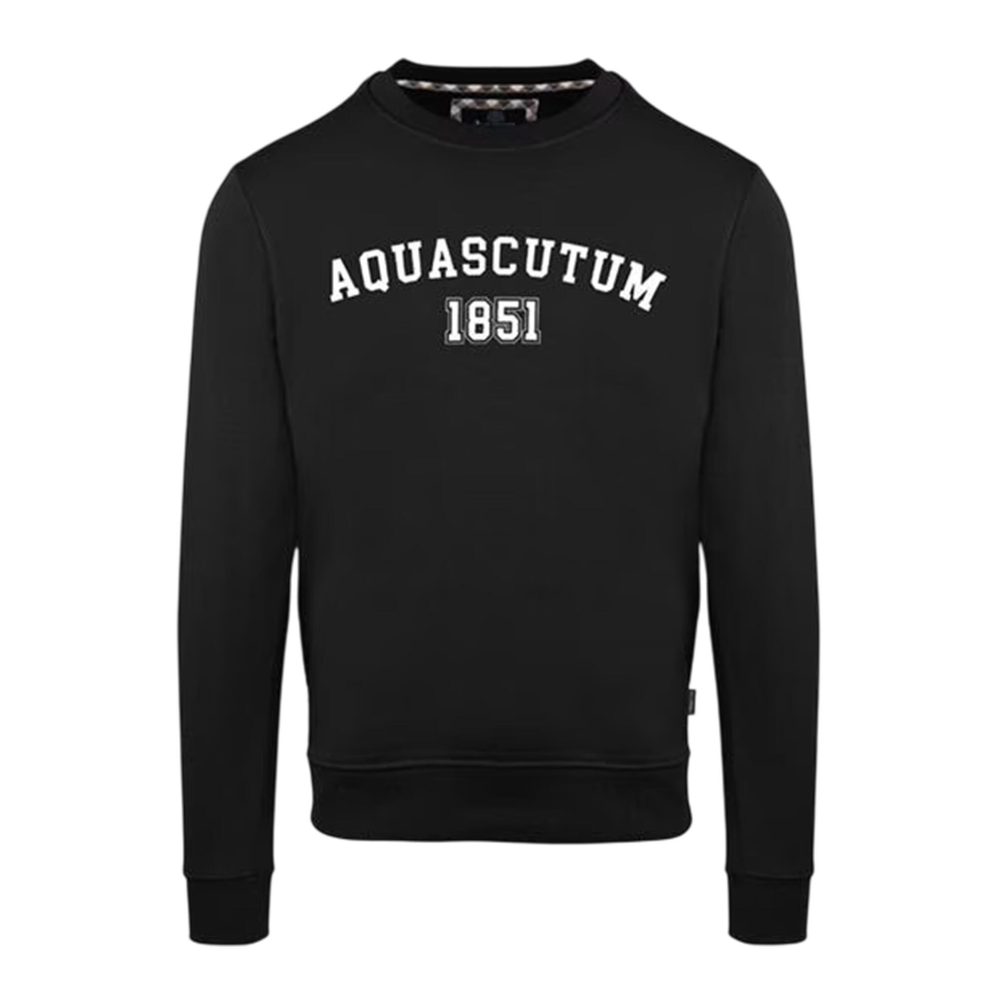 Aquascutum Mens Arched Logo Sweatshirt