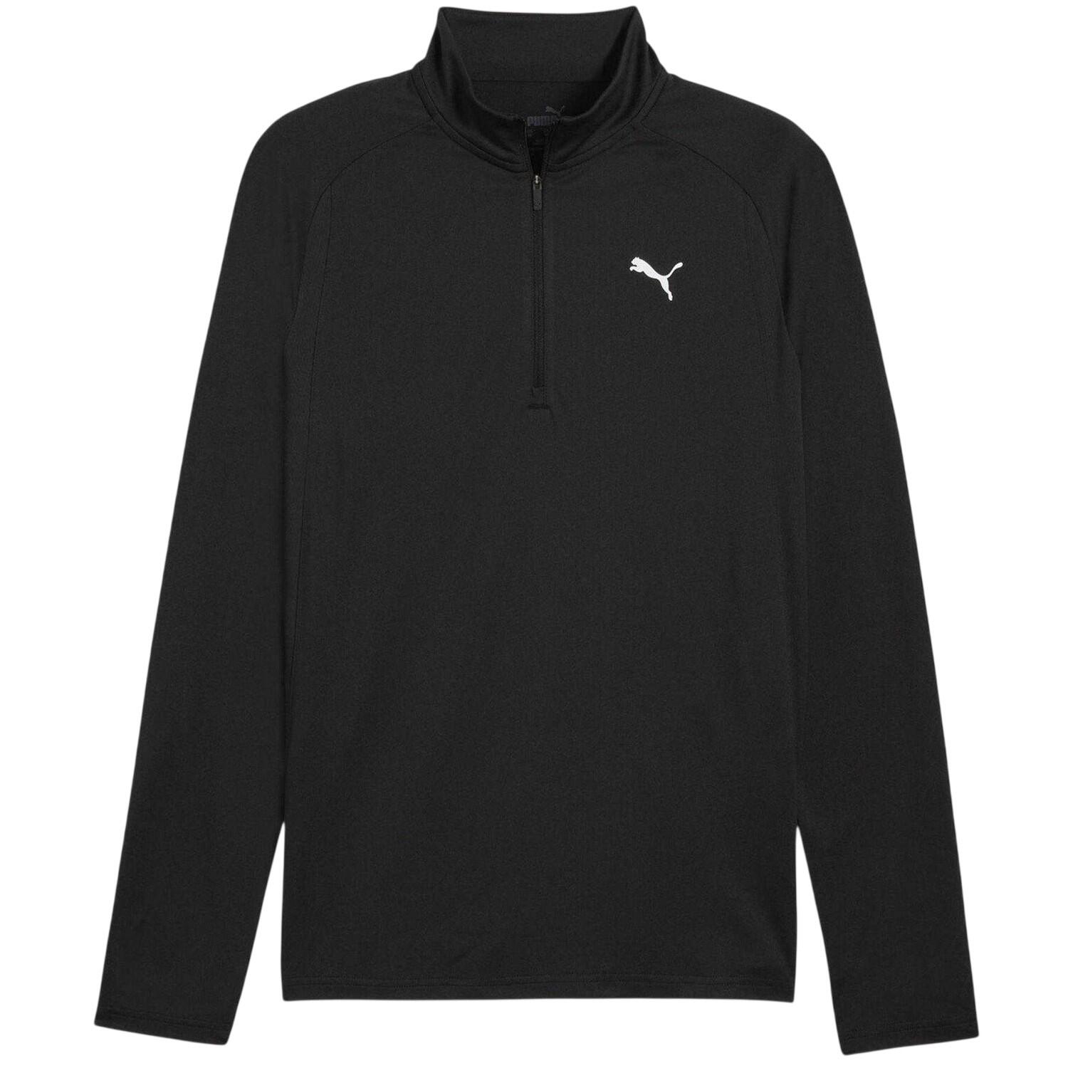 Puma Mens Performance Quarter Zip Tailored Long-Sleeved Top