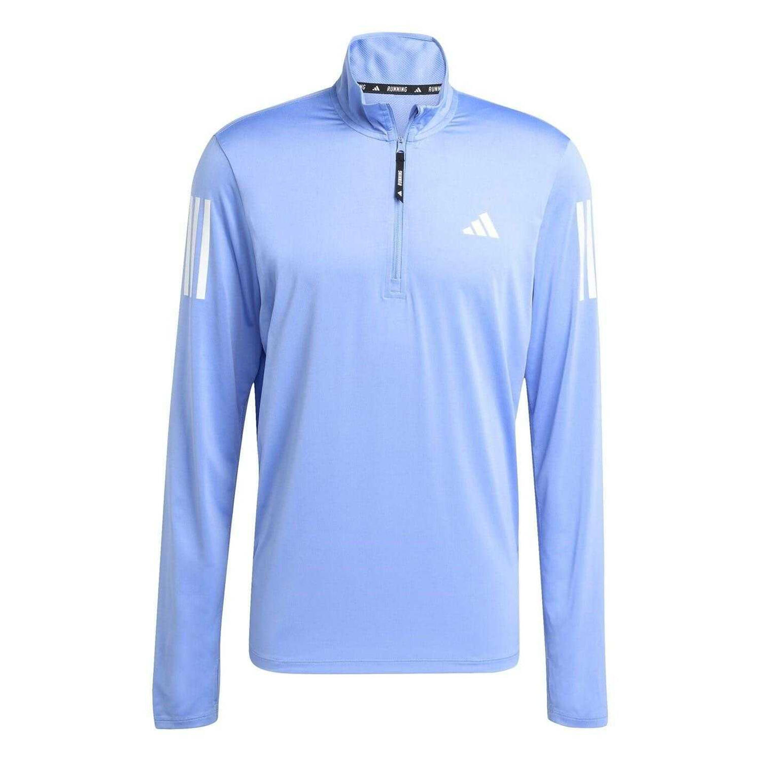 Adidas Mens Own The Run Half Zip Running T-Shirt