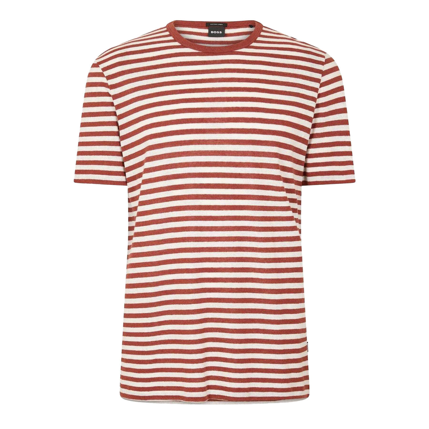 Boss Mens Tiburt Striped T-Shirt