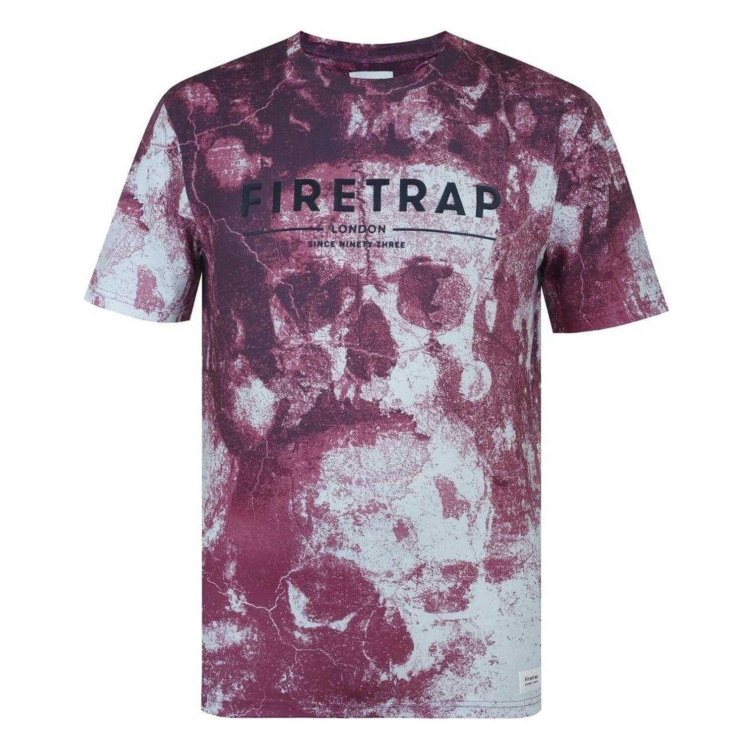Firetrap Mens Sub All-Over Print T-Shirt