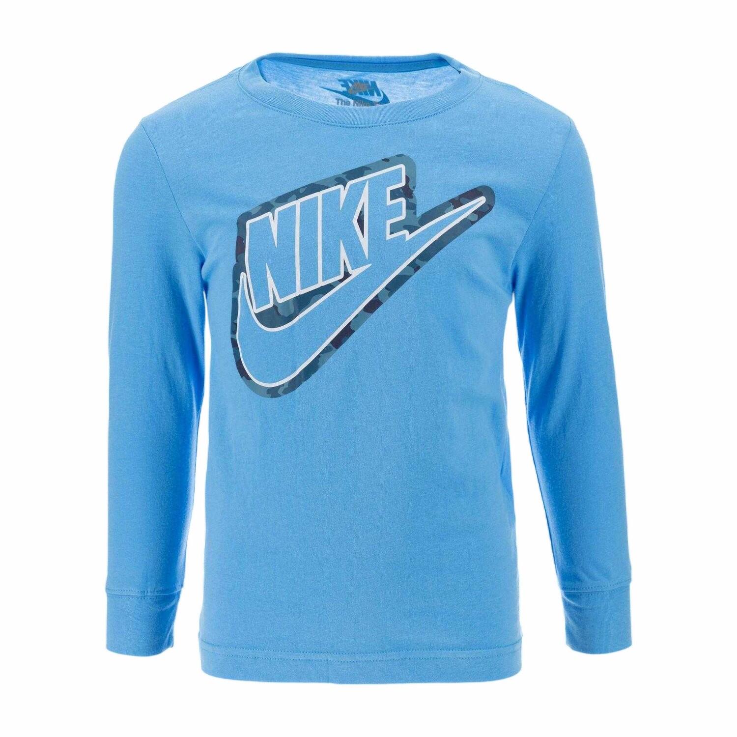 Nike Childrens/Kids Outline Camo Long-Sleeved T-Shirt