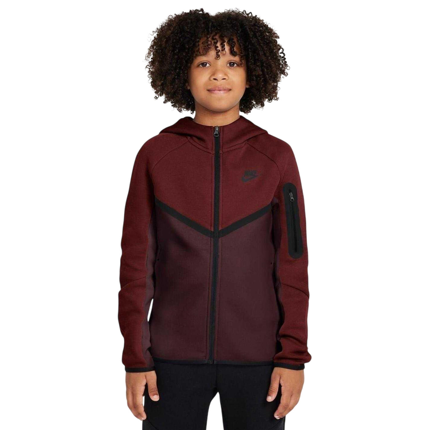 Nike Childrens/Kids Tech Fleece Full Zip Hoodie
