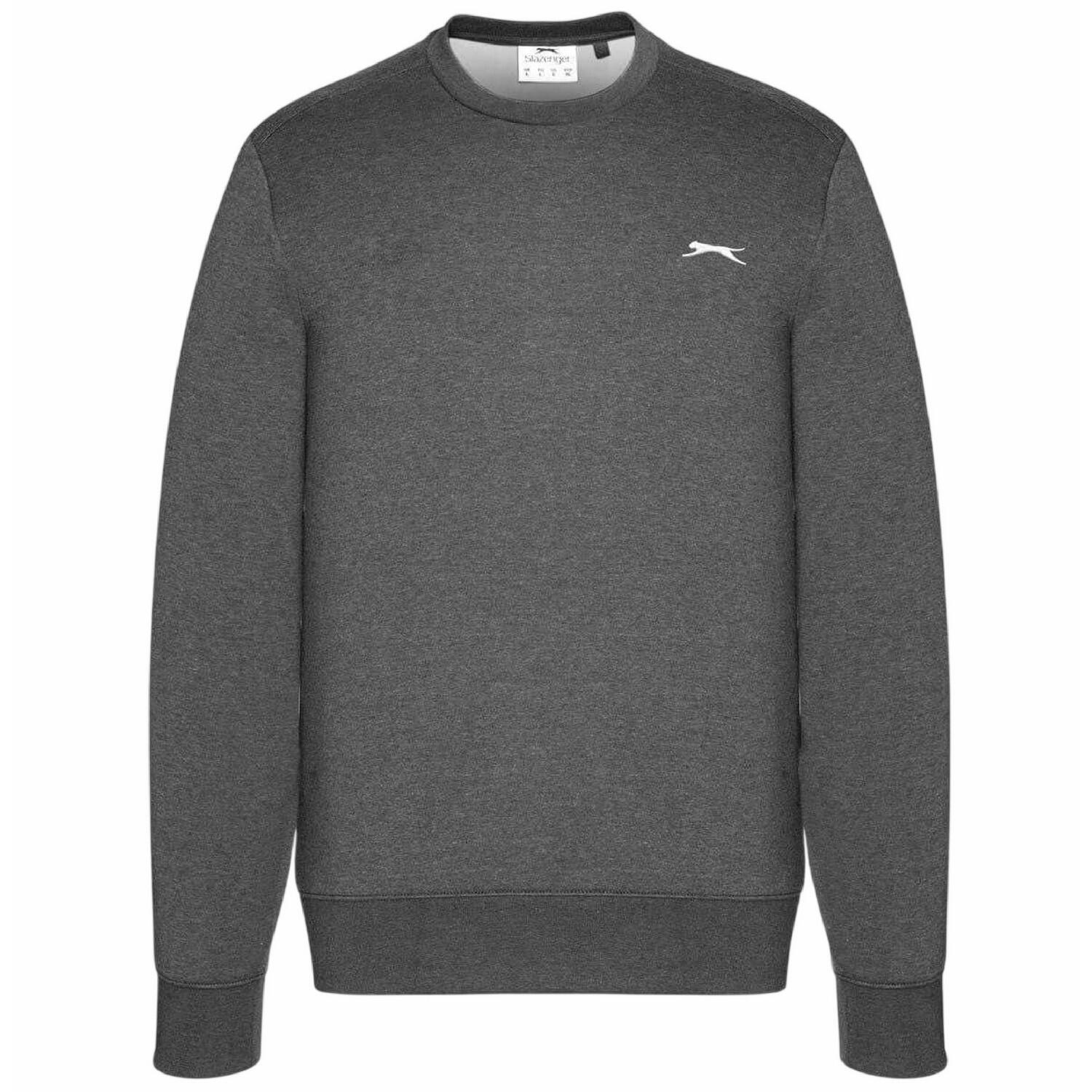 Slazenger Mens Fleece Crew Neck Sweatshirt
