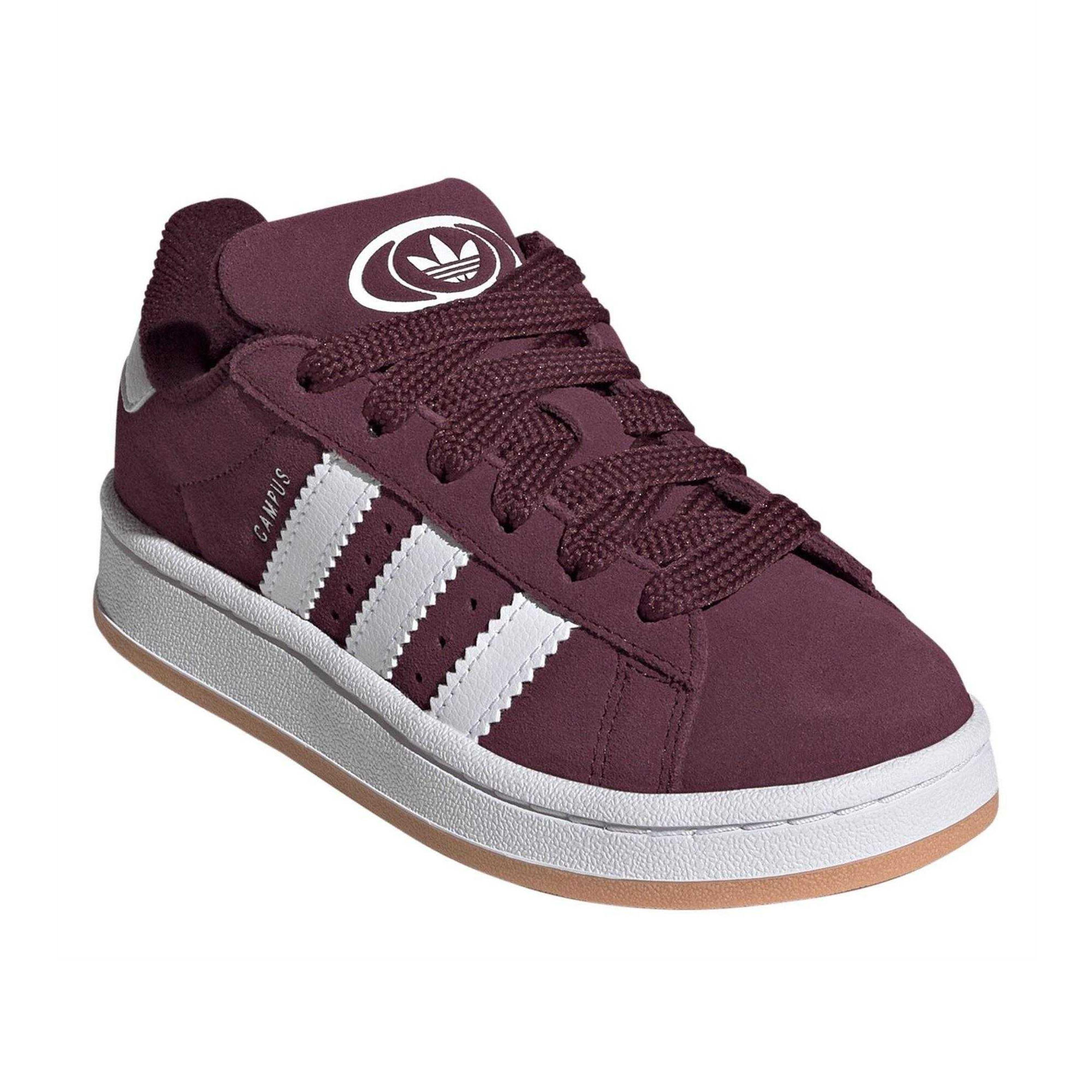 Adidas Childrens/Kids Campus 00s 3 Stripes Suede Flat Trainers